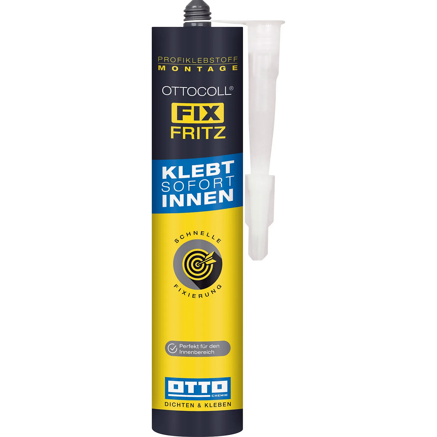 Ottocoll A266 FixFritz Fixierklebstoff Kartusche mit seitlicher Clipdüse