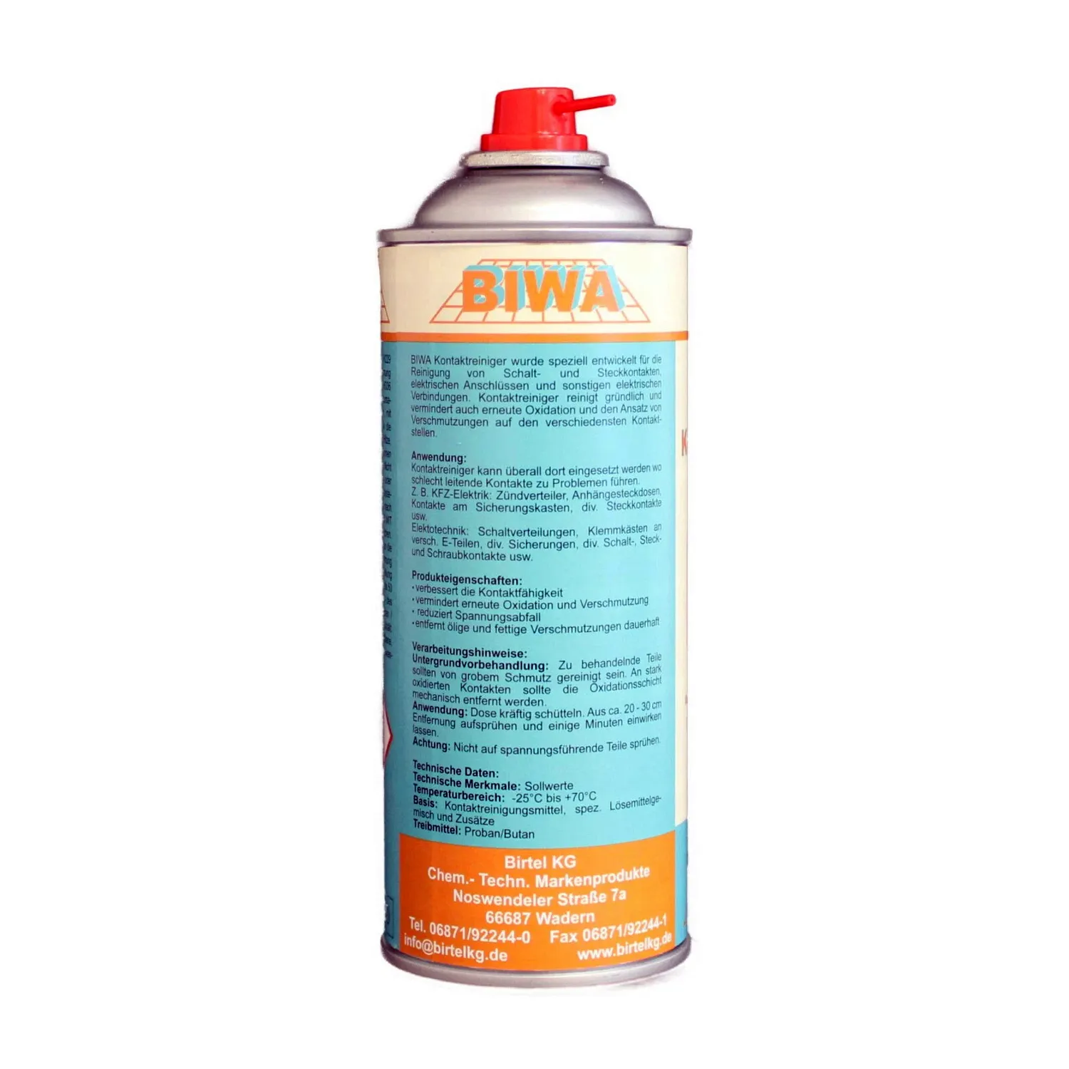 Kontaktreiniger Spray 400 ml – feuchtigkeitsverdrängend für Elektronik