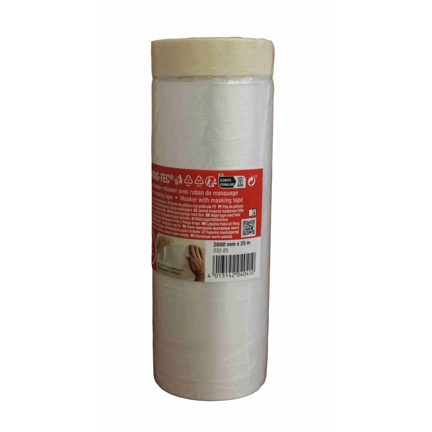 KIP 232 Feinkrepp-Masker Abdeckfolie, 2600 mm × 25 m