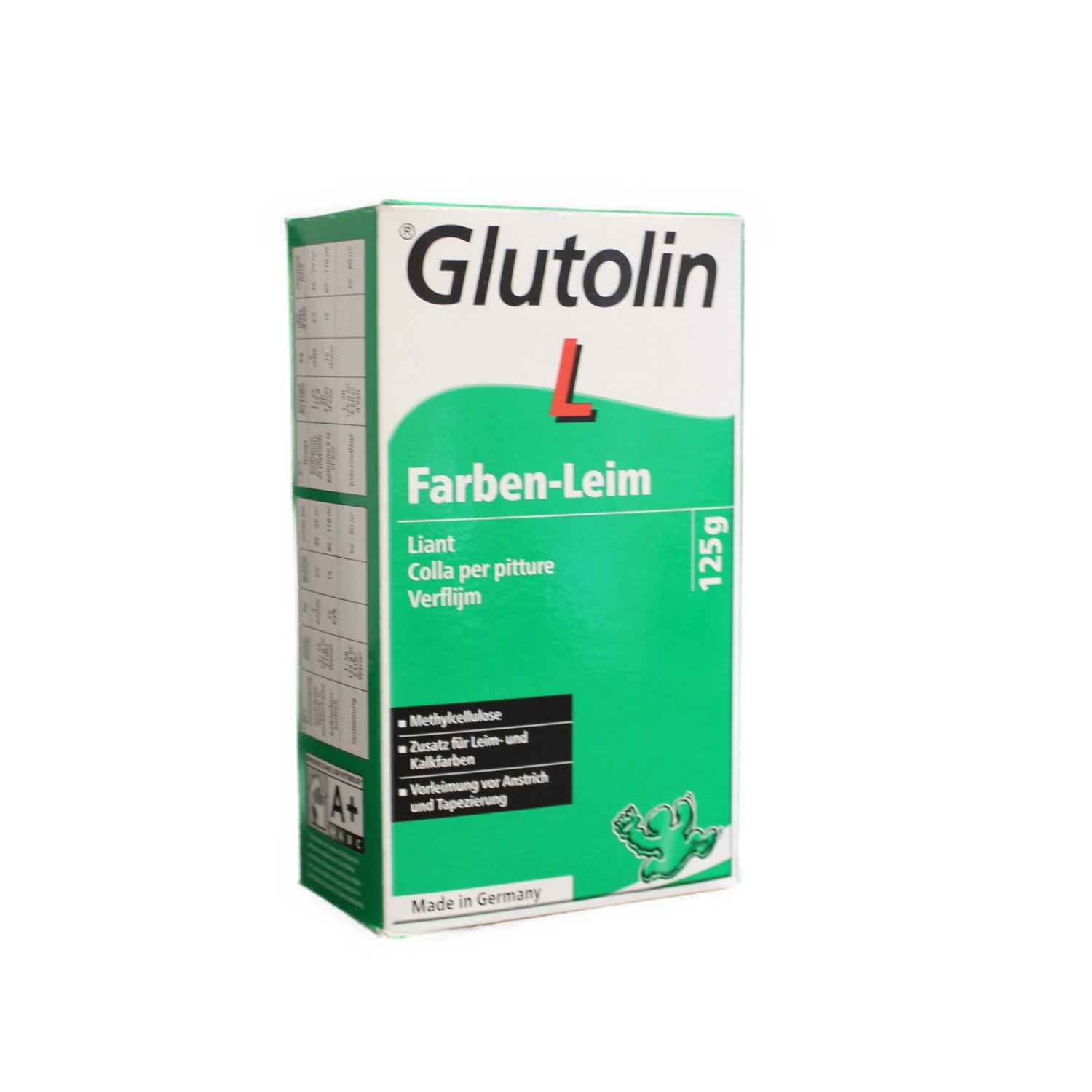 Glutolin L Farbenleim Bindemittel, Packung 125 g