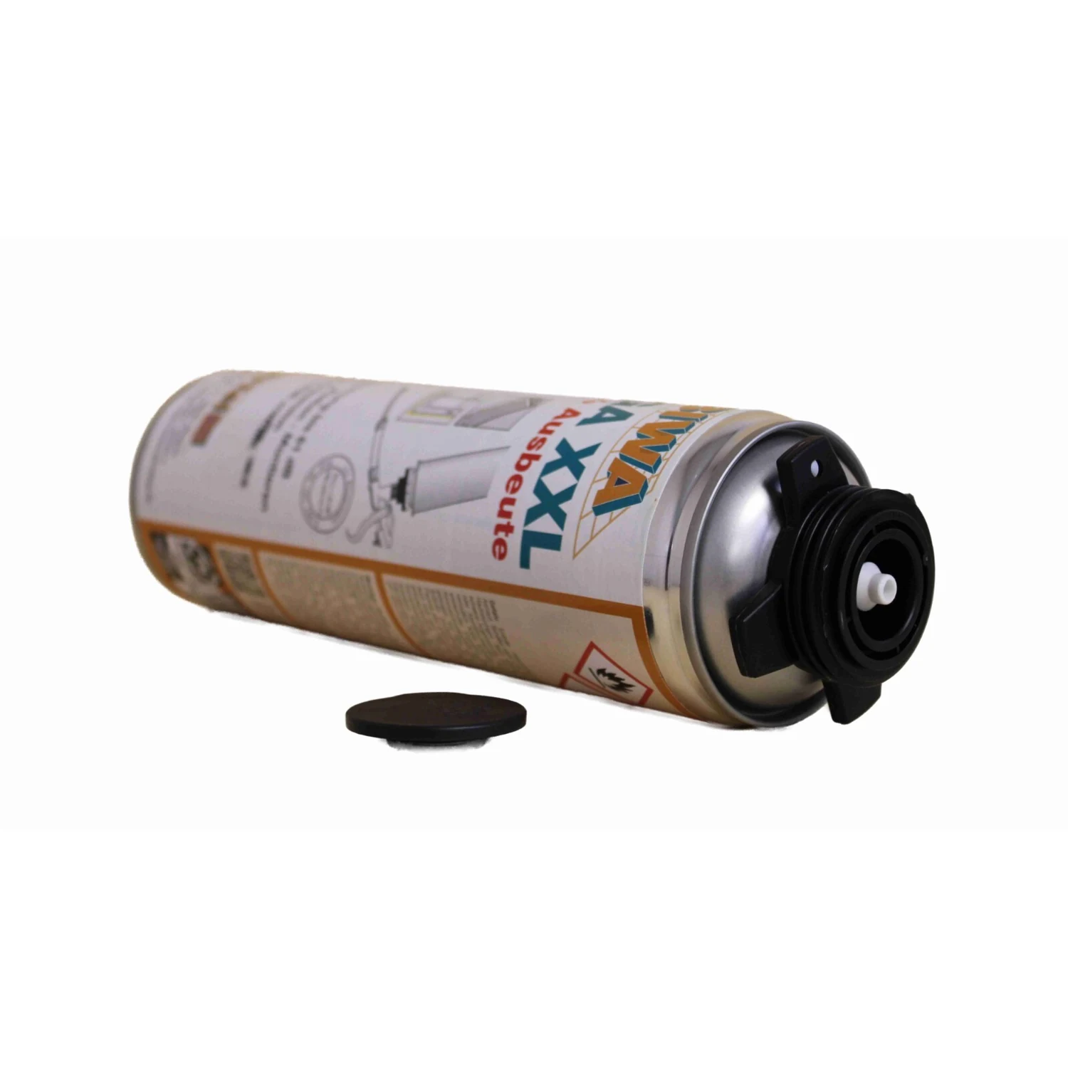 BIWA GIGA XXL Pistolenschaum B2 grau, Gebinde 12 × 500 ml – Gebindeansicht