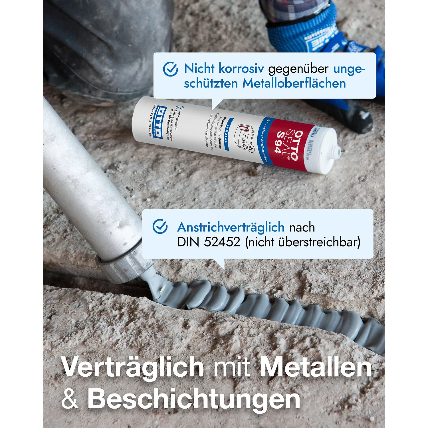 Ottoseal S94 Brandschutz Silikon B1 310ml