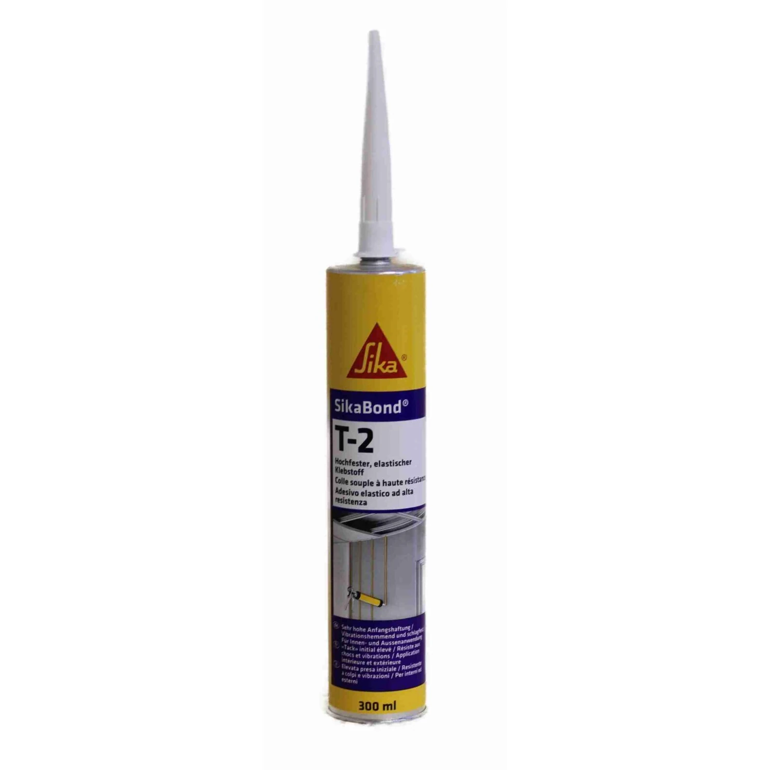 Sika SikaBond T2 Konstruktionsklebstoff weiß, 300 ml