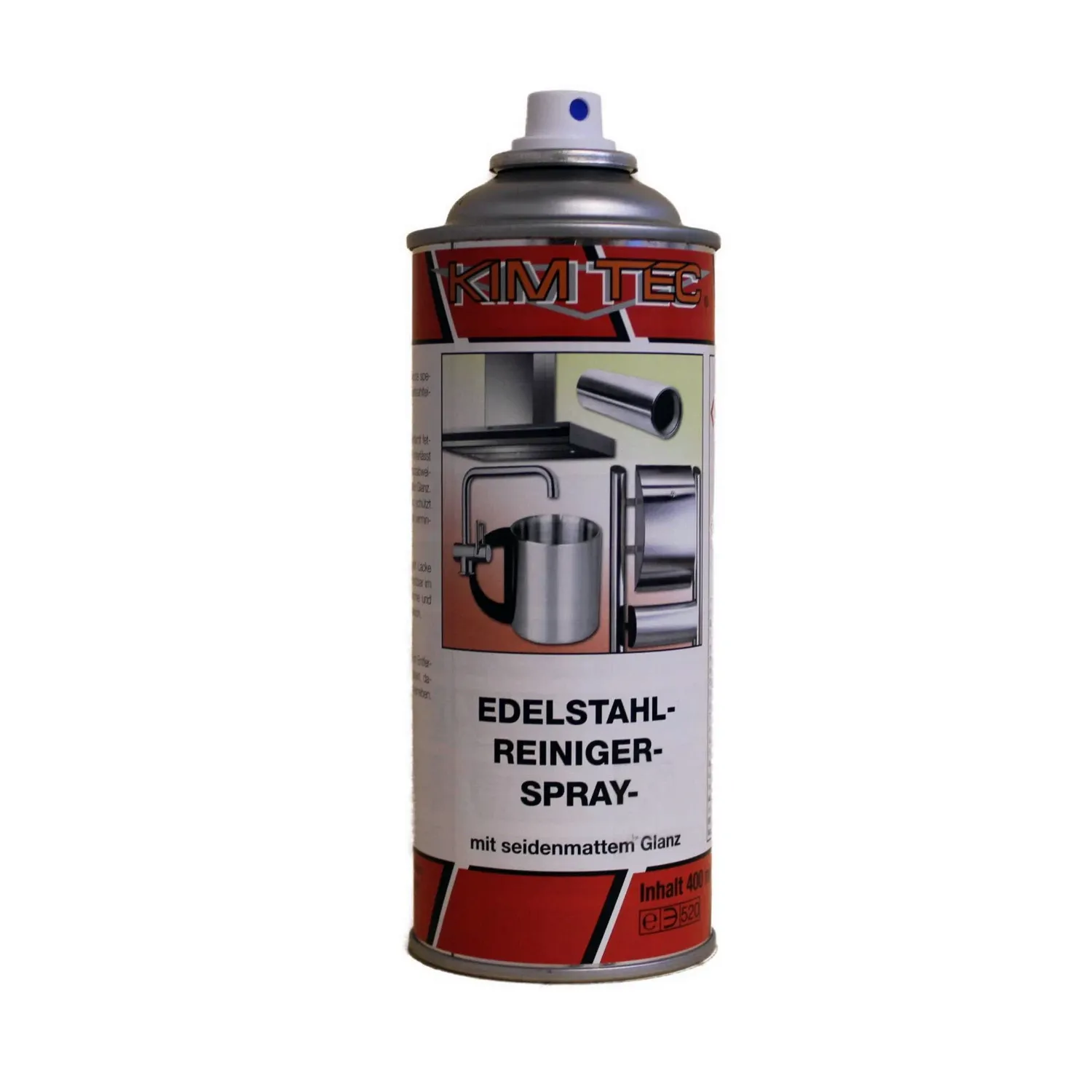 KIM TEC Edelstahlreiniger-Spray Fettlöser Edelstahlpflege 400 ml