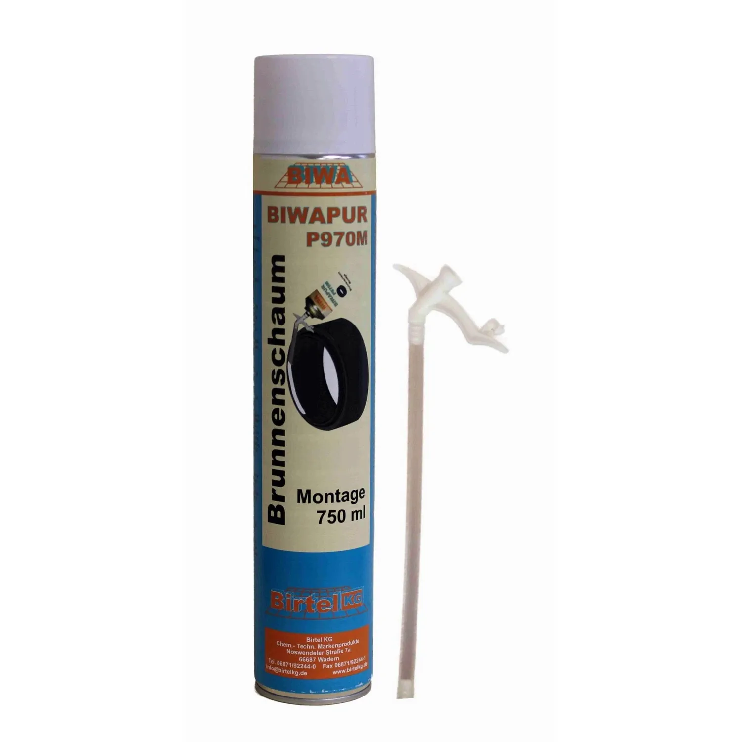 Biwapur P970M Brunnenschaum Bauschaum wasserdicht 750 ml