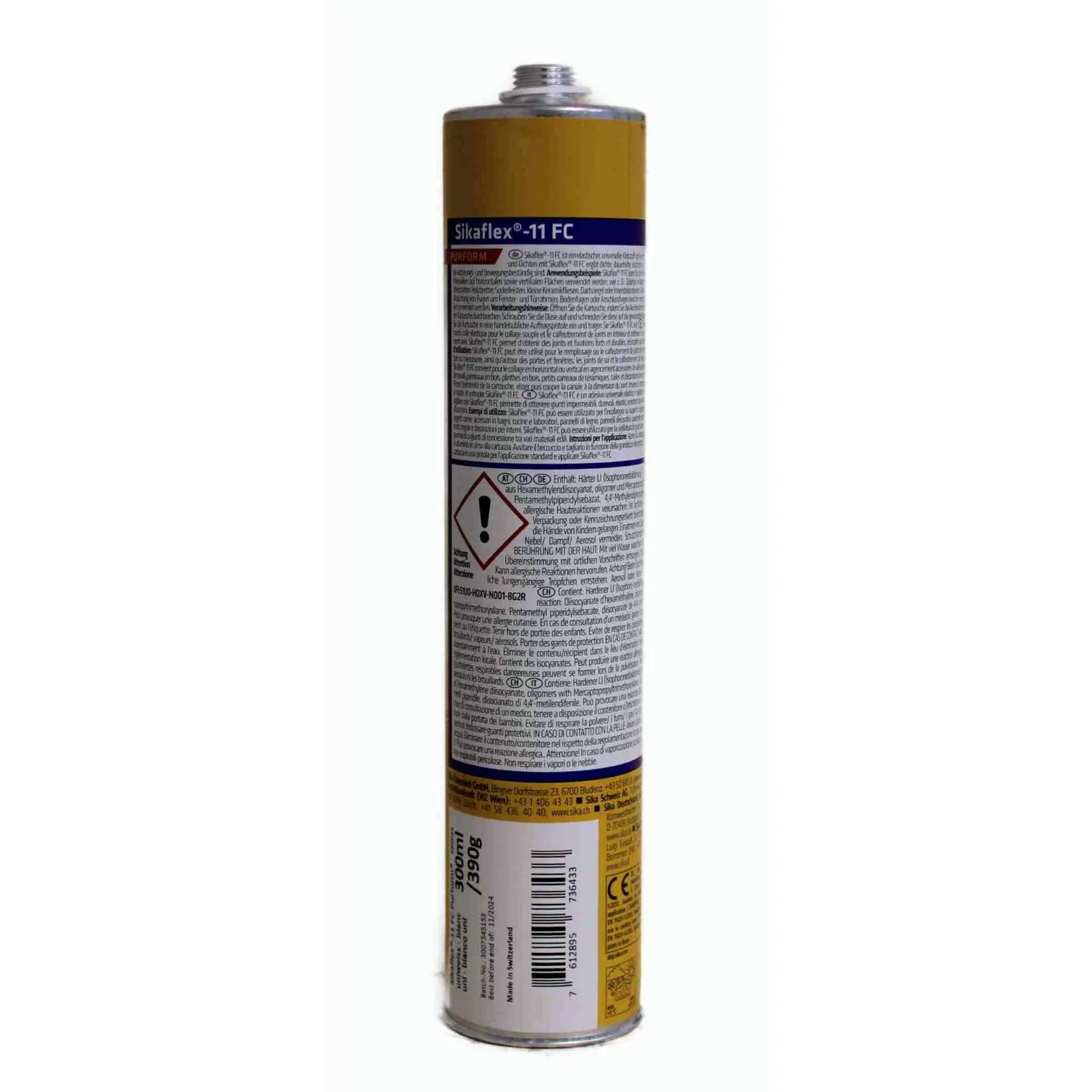 Sikaflex 11 FC Purform 300ml uniweiß Sika 1K PU Kleb- und Dichtstoff