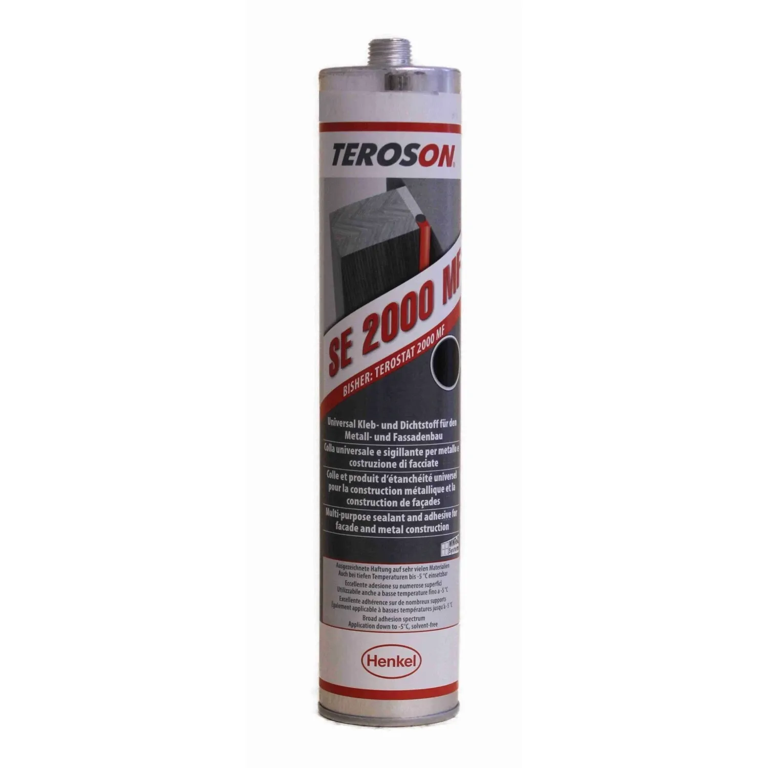 Teroson SE 2000 MF MS-Polymer Kleb- und Dichtstoff schwarz 310 ml