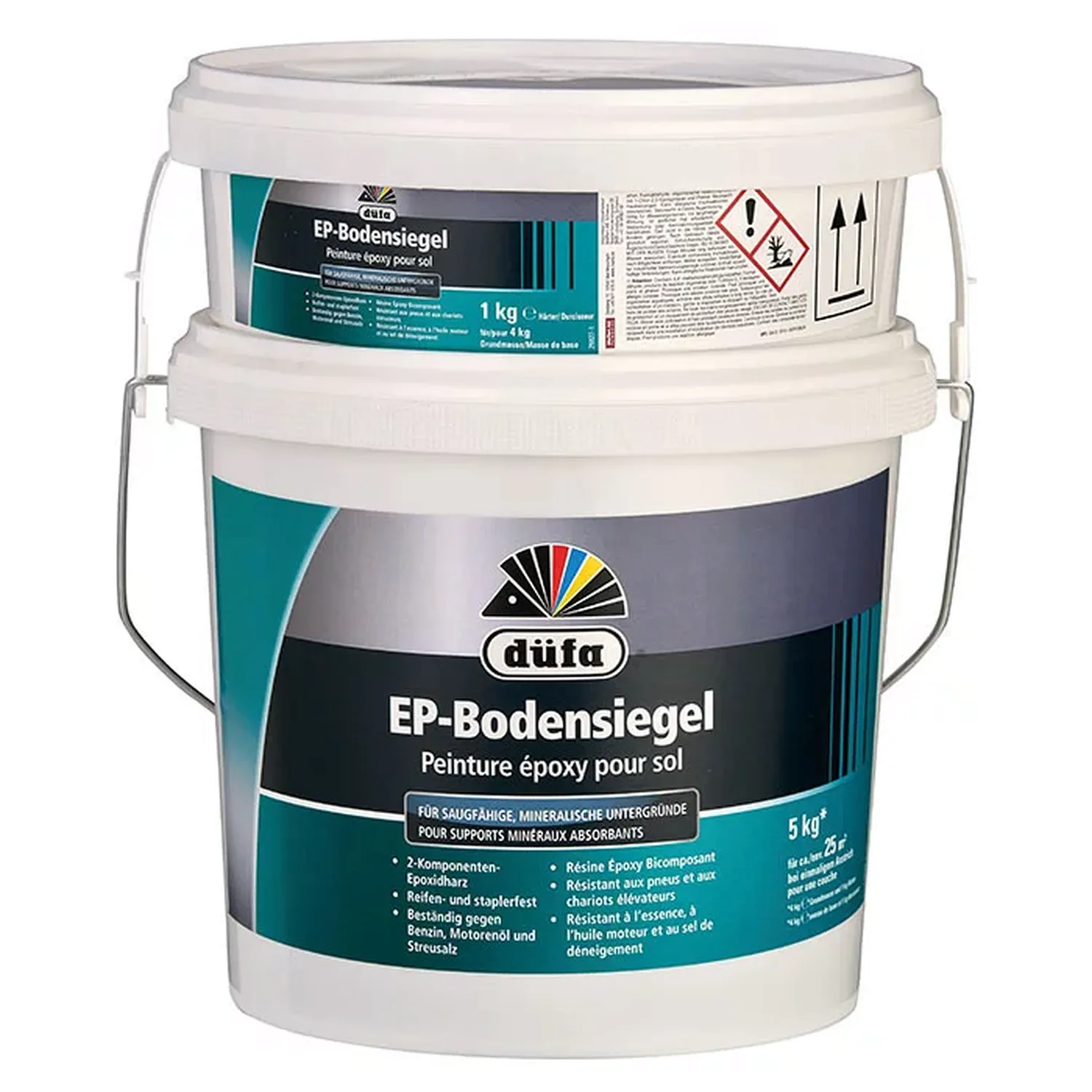 Düfa EP-Bodensiegel Epoxidharz-Bodenbeschichtung Chemikalienfest 5 kg