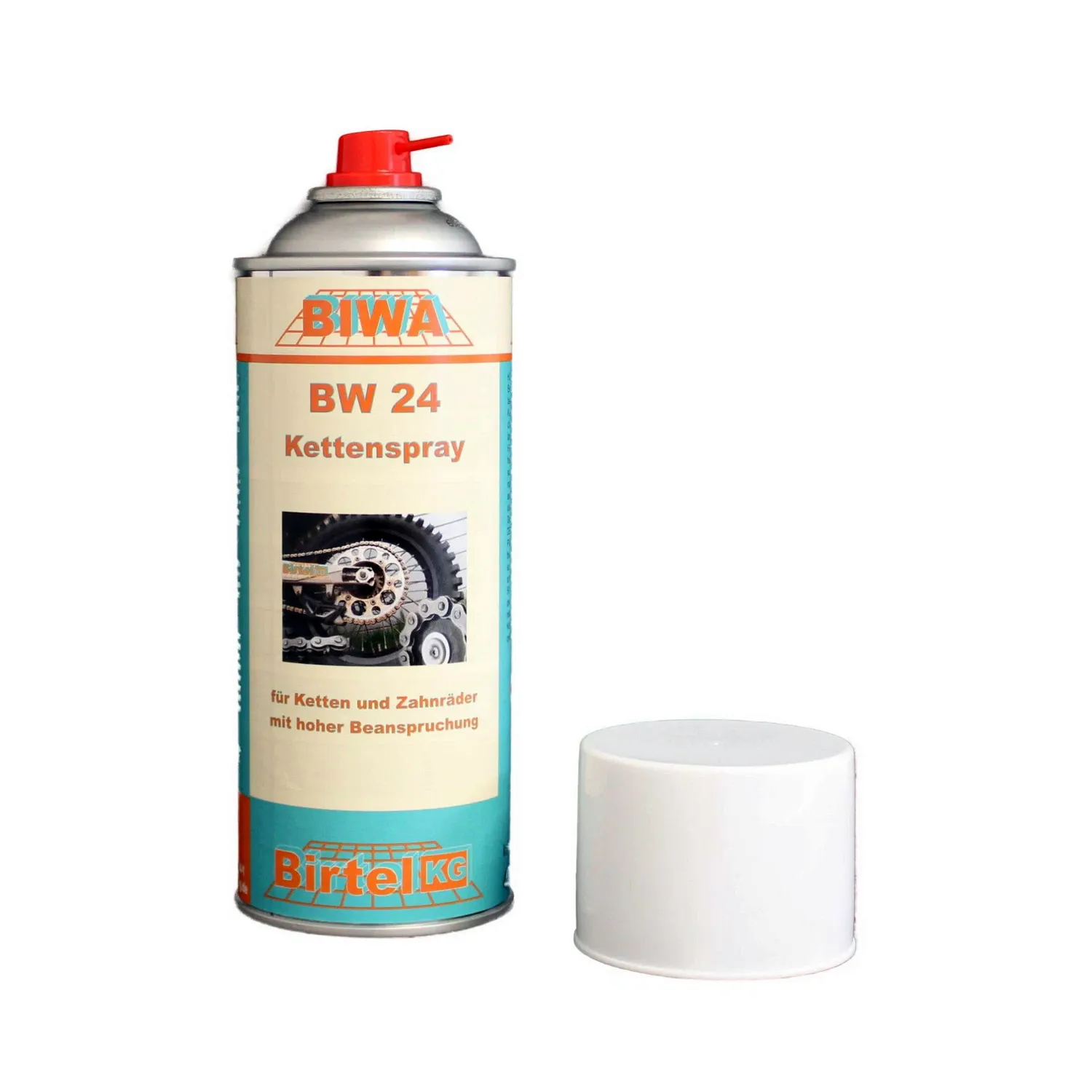 Kettenspray 400ml Schmiermittel farblos, Birtel KG, Sprühfett und Gleitspray für Ketten und bewegliche Teile