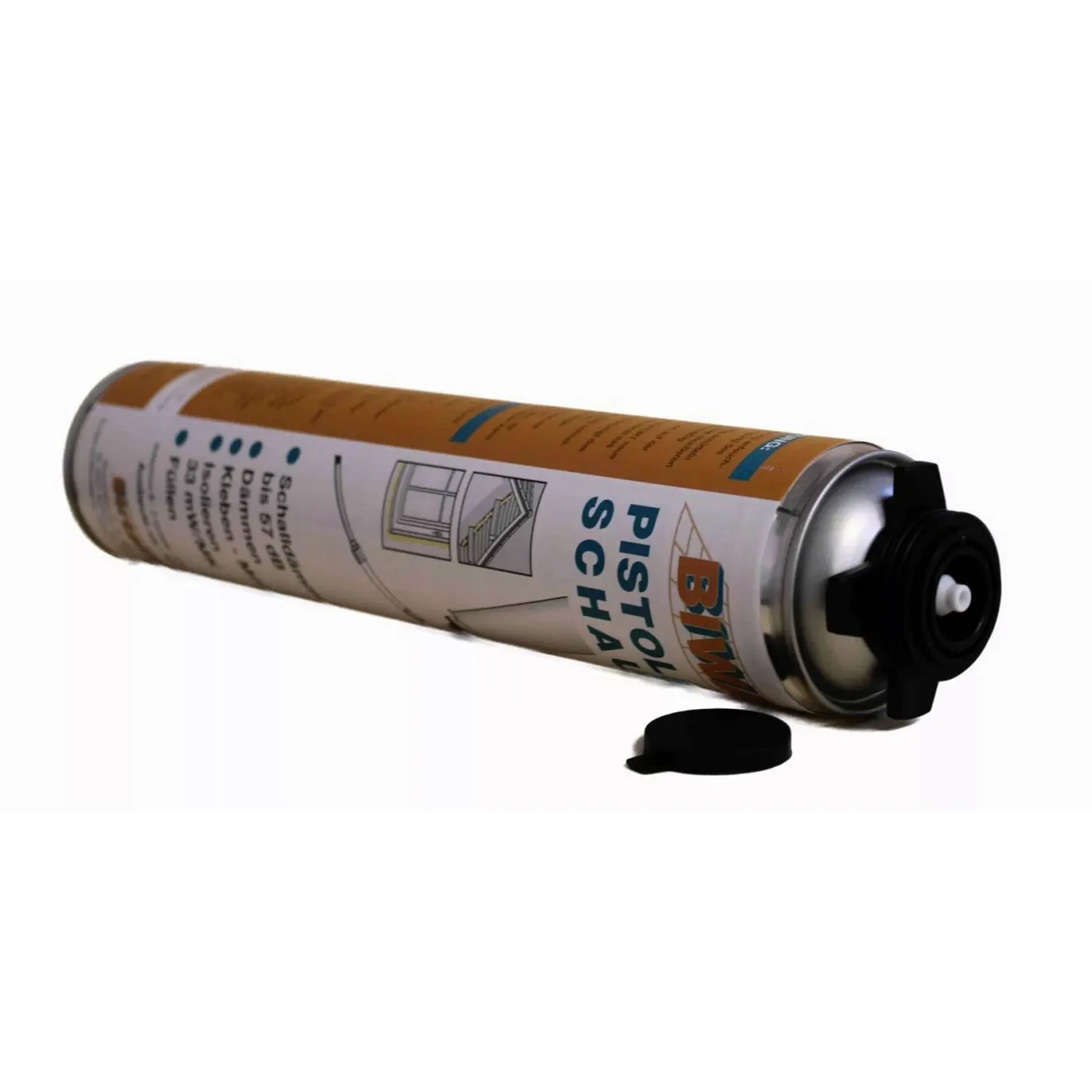 Biwa Pistolenschaum PU-Bauschaum 58 dB Schallschutz 750 ml