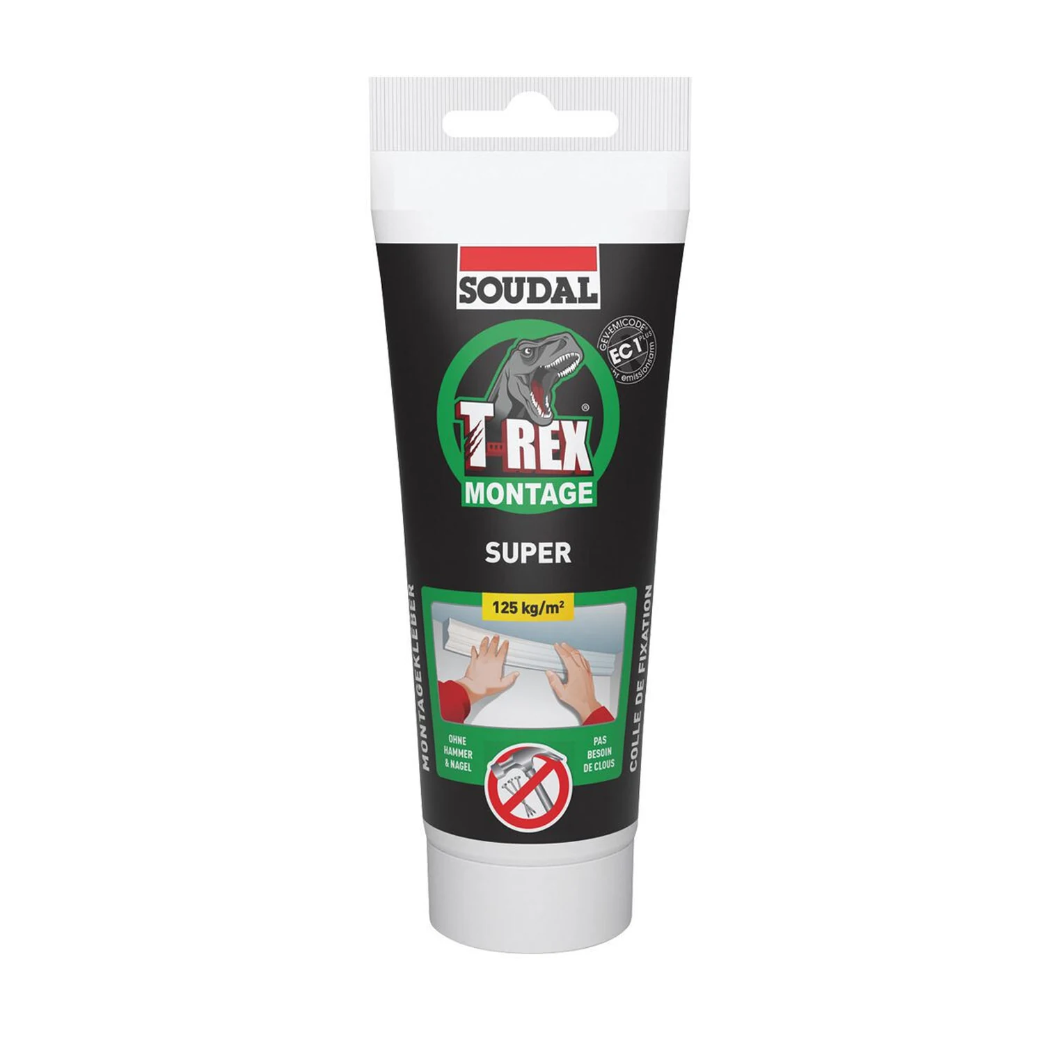 Soudal T-Rex Montage Super faserverstärkt, 10 Tuben je 100 g