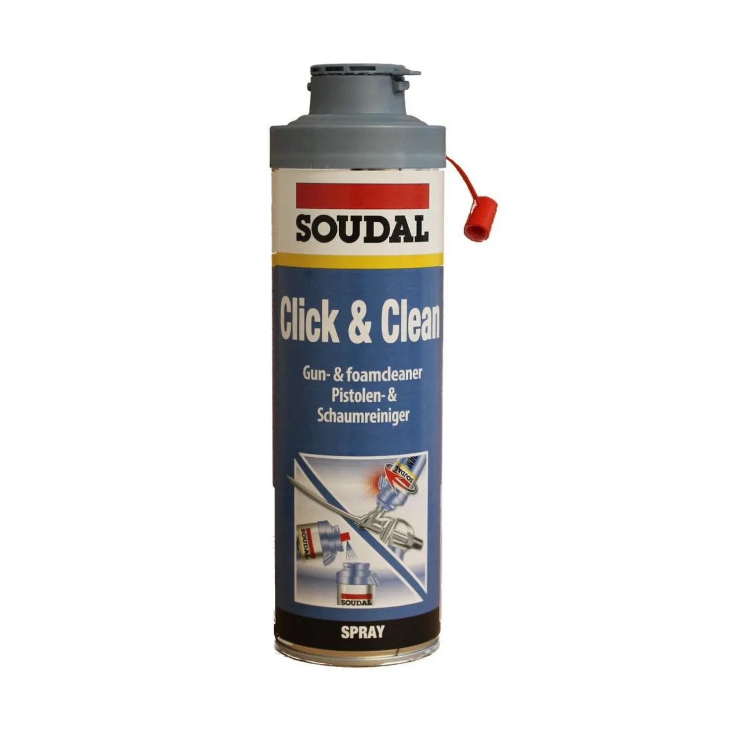 Soudal Click&Clean Pistolen- und Schaumreiniger 500 ml