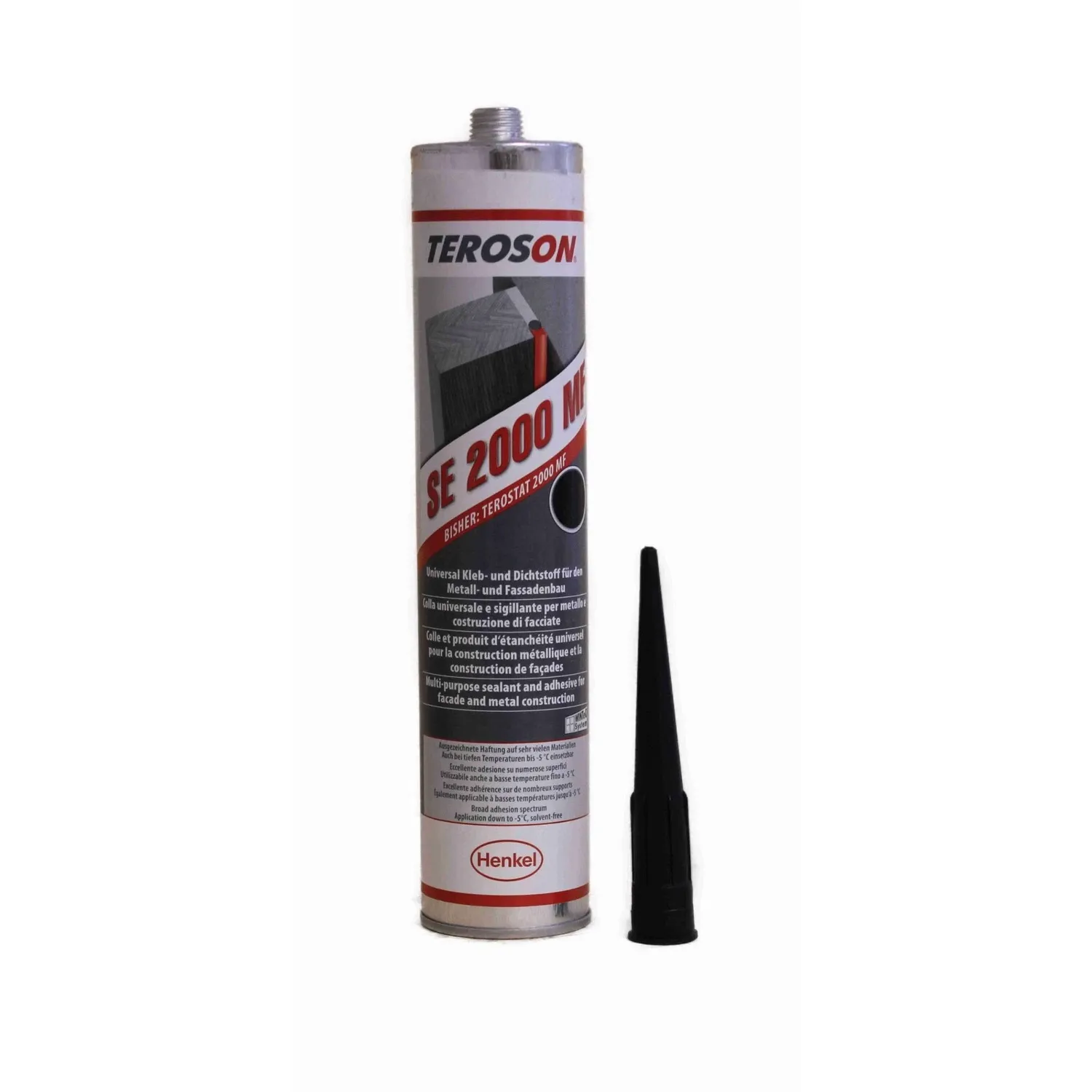Teroson SE 2000 MF MS-Polymer Kleb- und Dichtstoff schwarz 310 ml