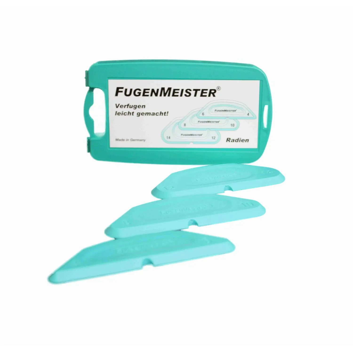 Fugenmeister Fugenspachtel Radien-Set 4-14 mm Kunststoff 3-tlg