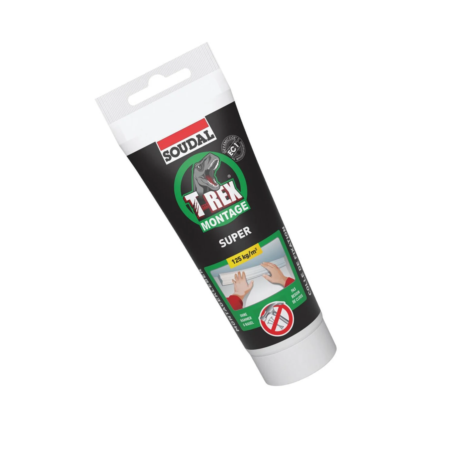 Soudal T-Rex Montage Super faserverstärkt, 10 Tuben je 100 g