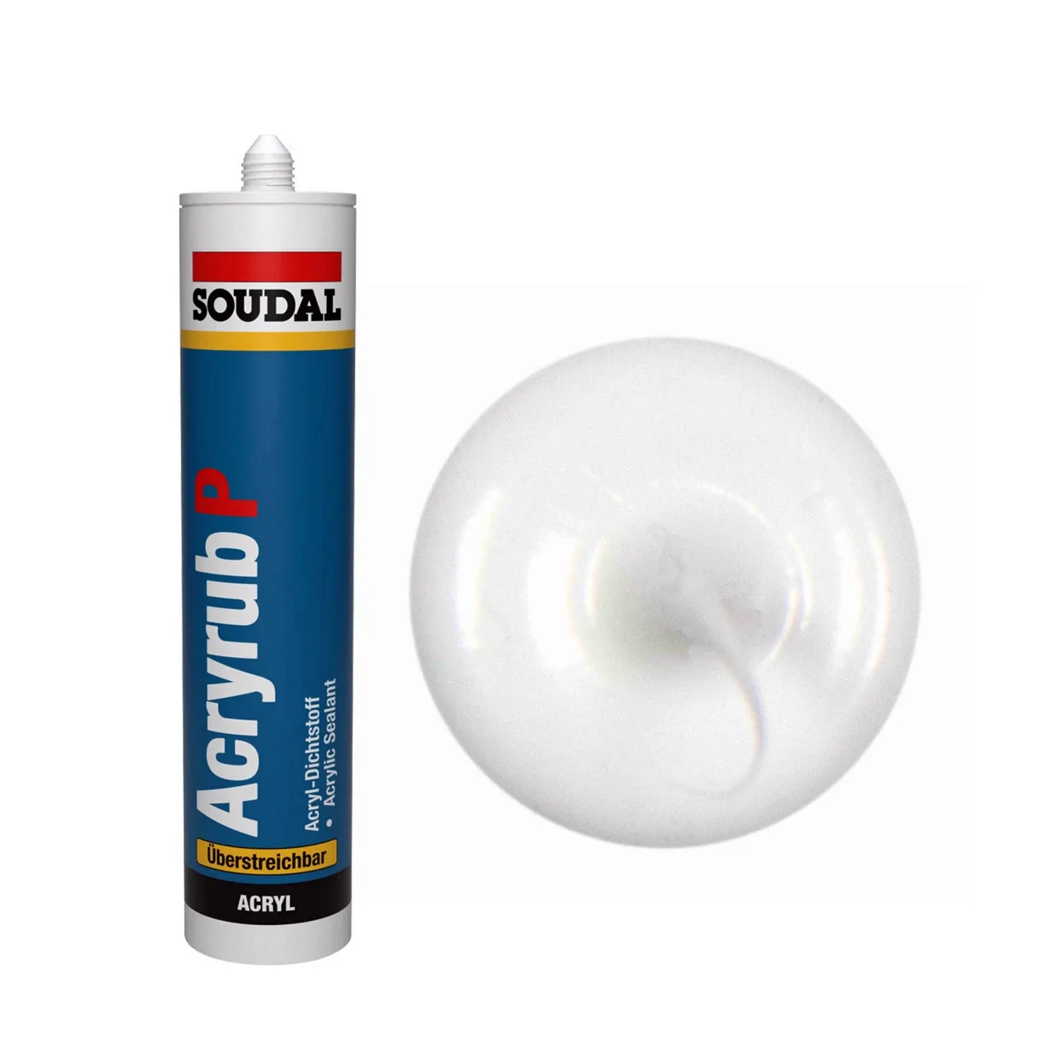Soudal Acryrub P Maler-Acryl weiß 310 ml