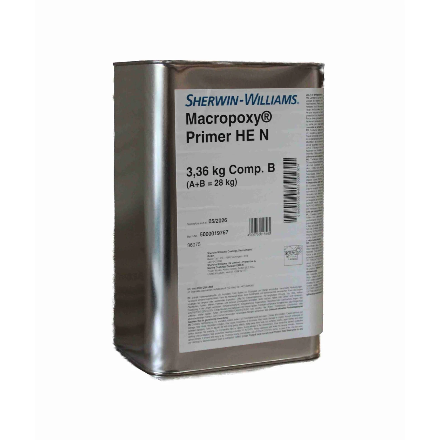 Macropoxy Primer HE N Epoxid-Grundierung sandgelb, 28 kg