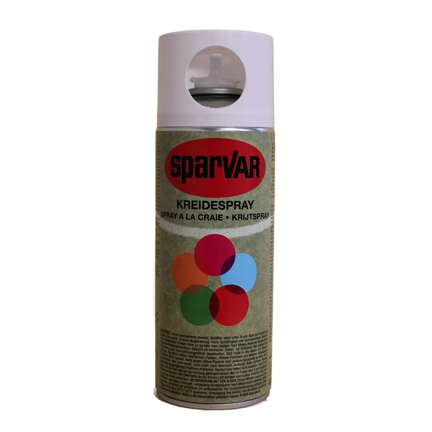 Sprühkreide Sparvar Kreidespray 400ml weiss