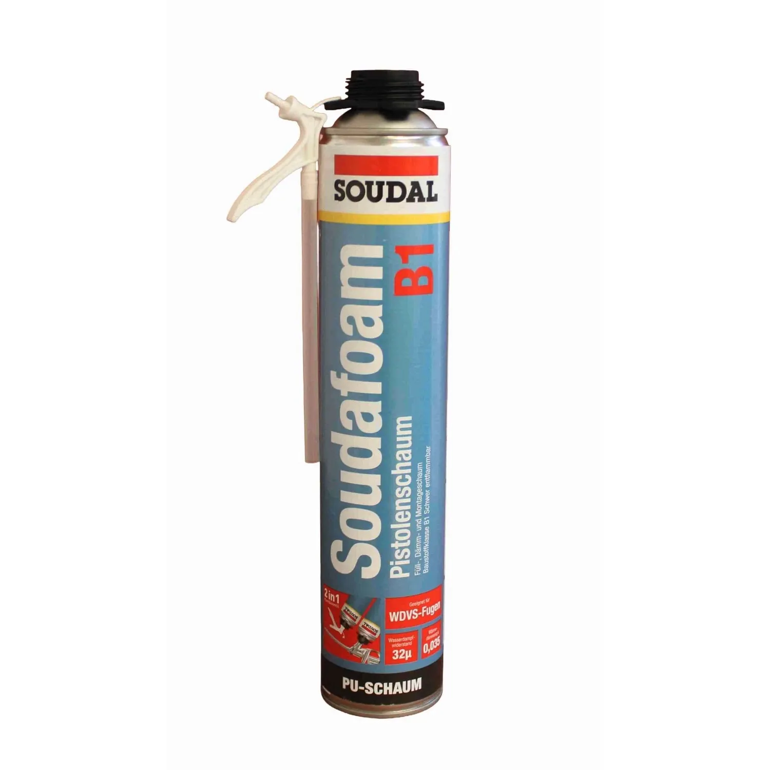 Soudal Brandschutzschaum Kombi-Adapter 750 ml