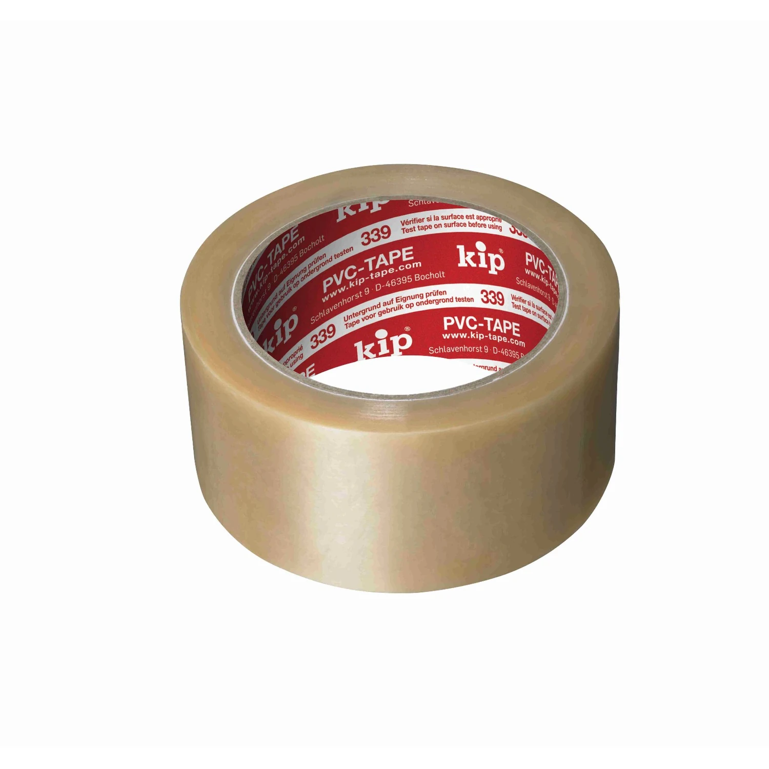 KIP 339 PVC-Packband transparent, 50 mm × 66 m