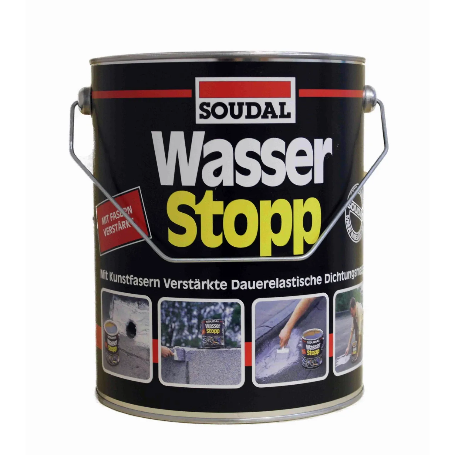 SOUDAL Wasserstopp Dachdichtmasse sofort wasserfest 4 kg