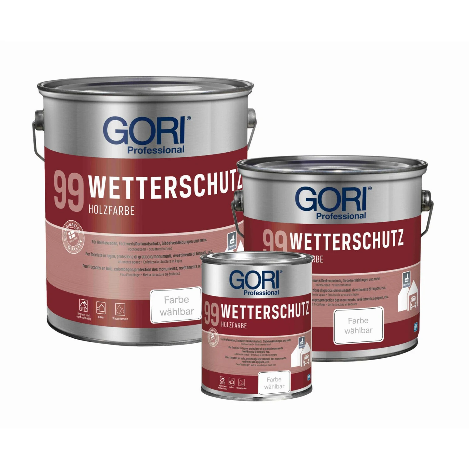 Gori 99 Wetterschutzfarbe weiß 750 ml