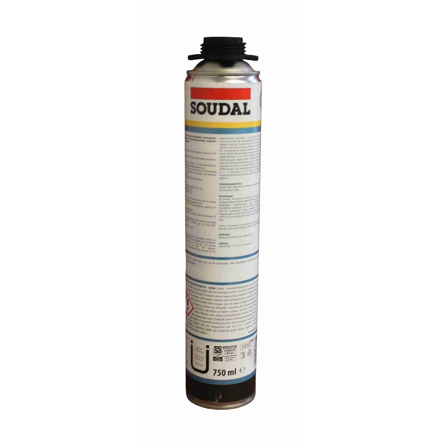 Soudal Brandschutzschaum Kombi-Adapter 750 ml Rückseite