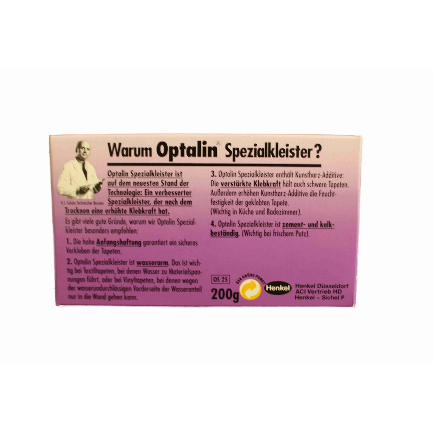 Henkel Optalin Spezialkleister transparent 200 g