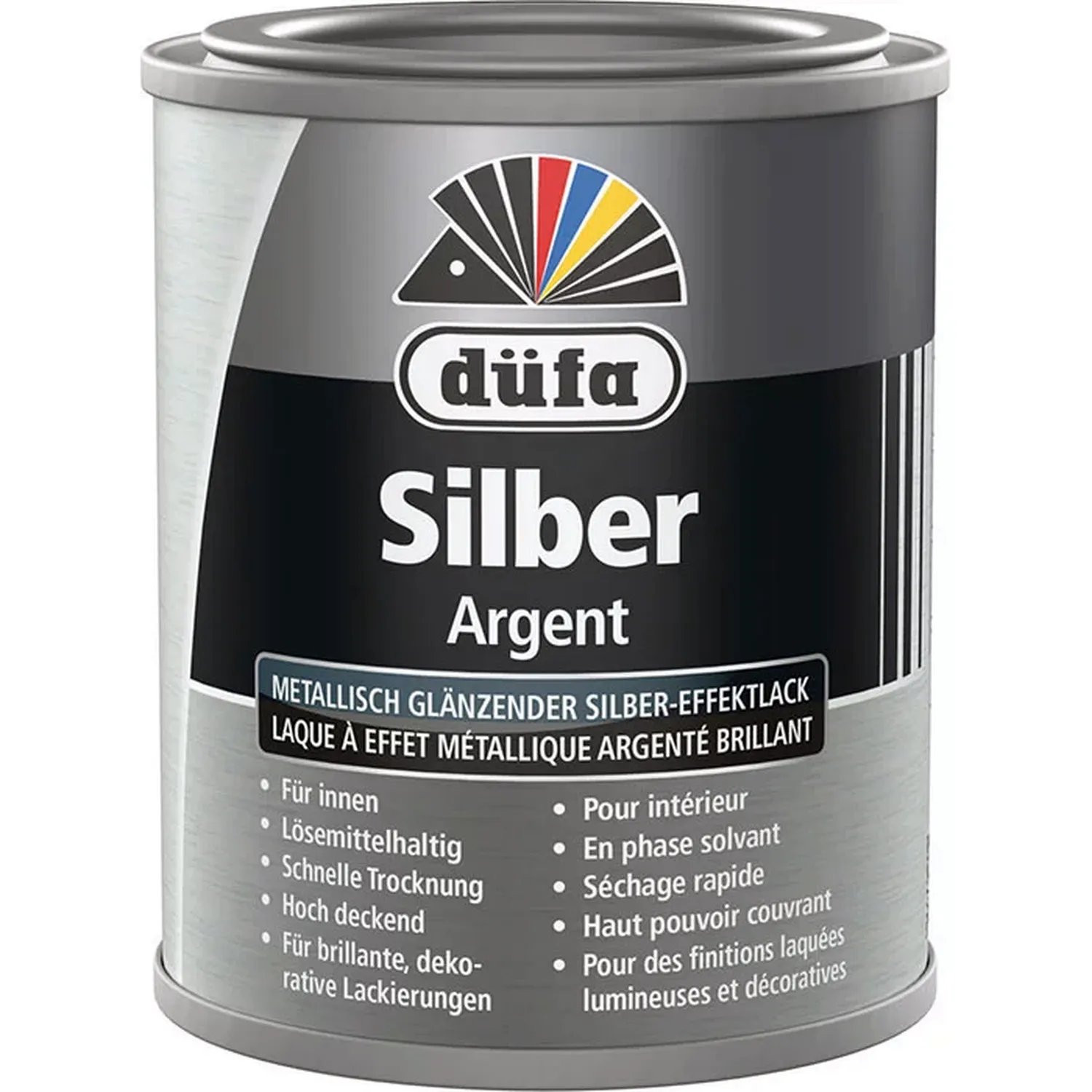 Düfa Silberlack Metallic-Effektlack 125 ml Dose