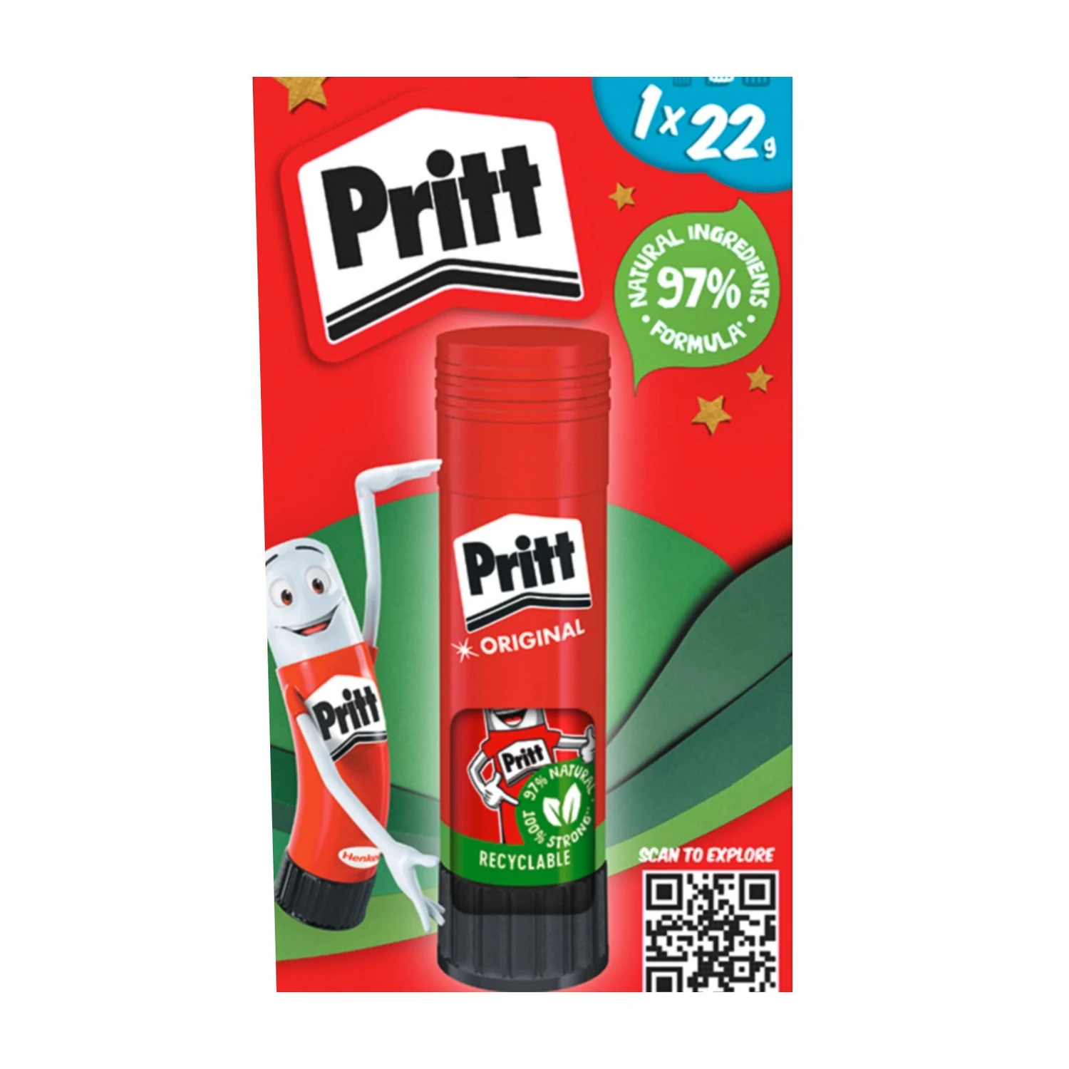 Pritt Klebestift Original lösemittelfrei, 22 g