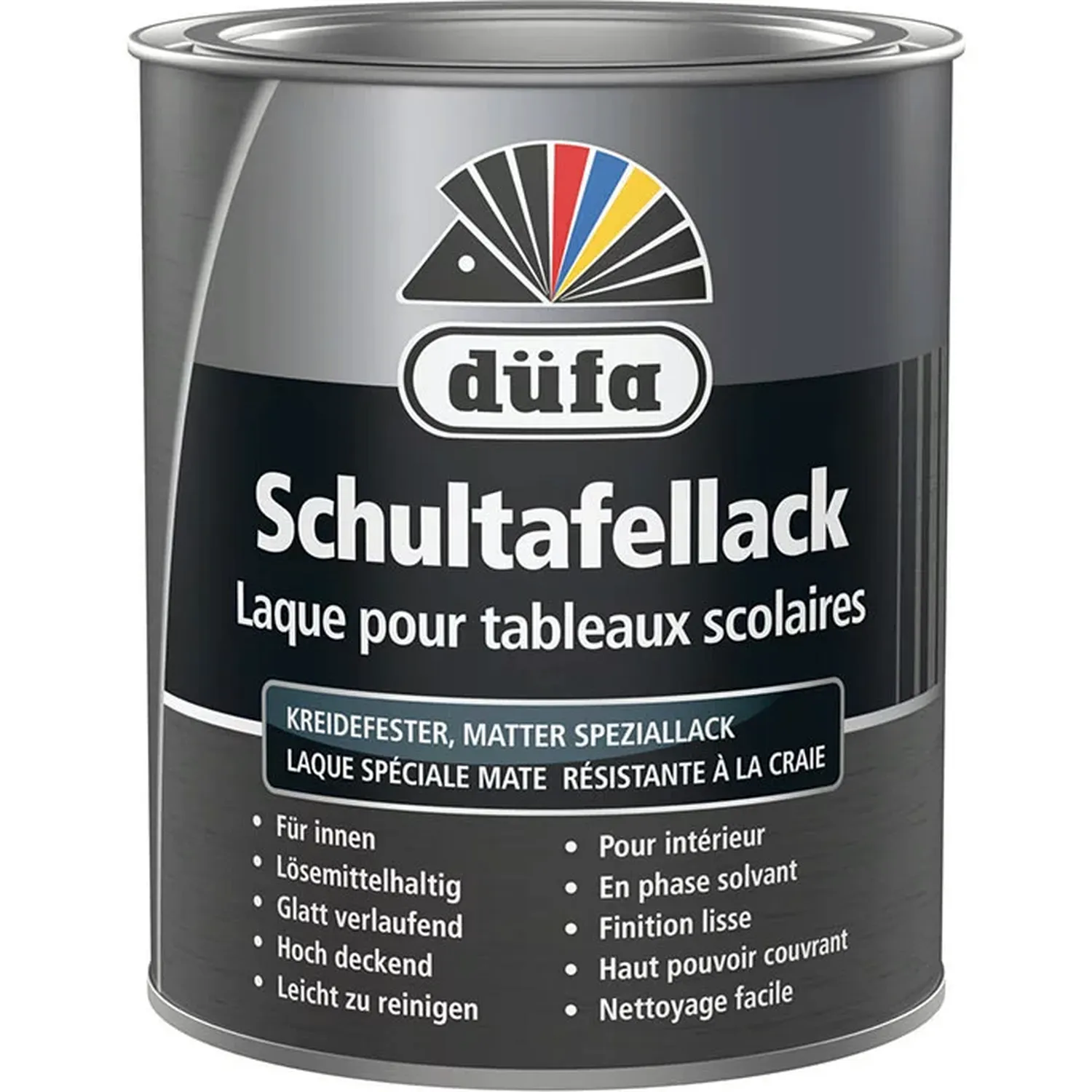 Düfa Schultafellack matt schwarz 750 ml