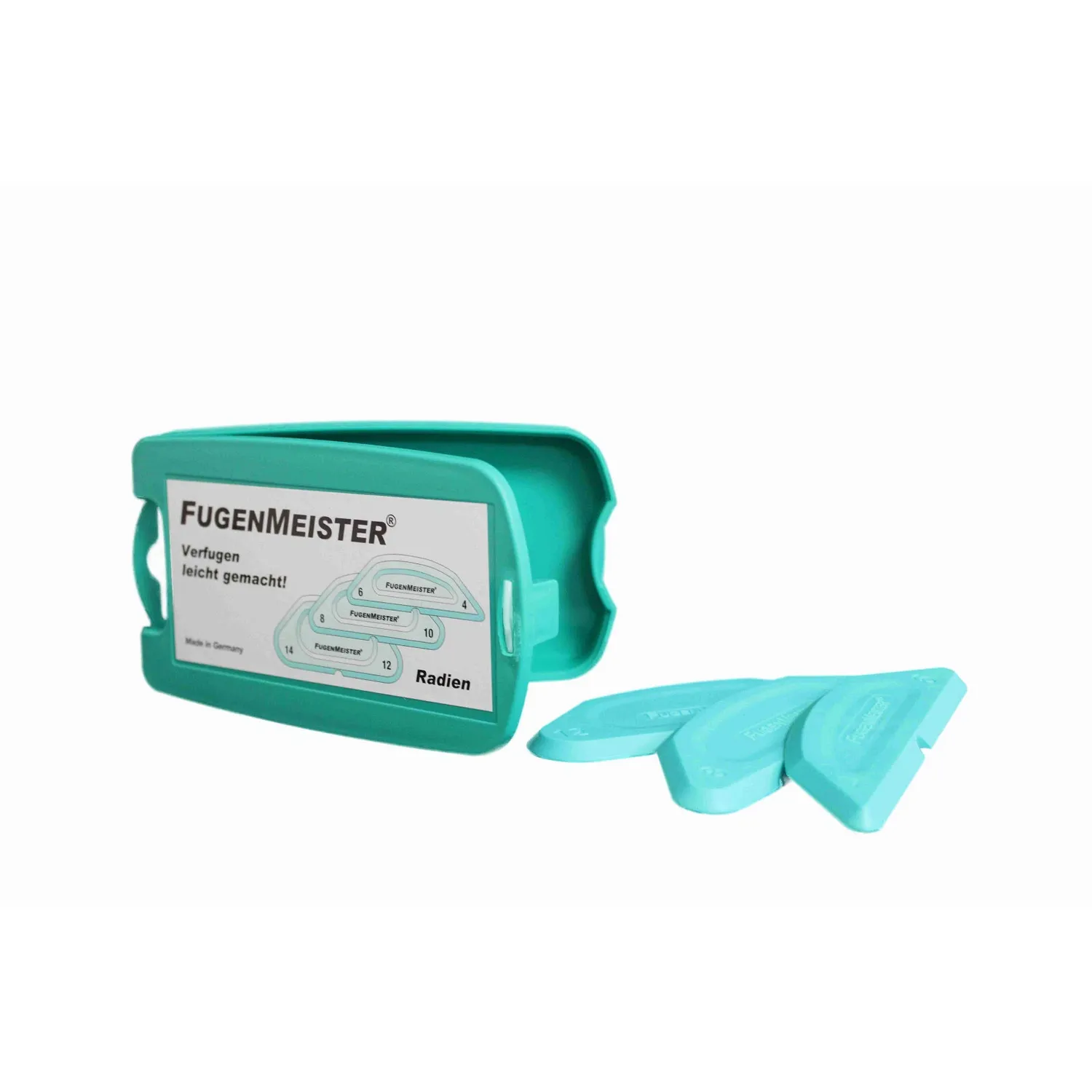 Fugenmeister Fugenspachtel Radien-Set 4-14 mm Kunststoff 3-tlg