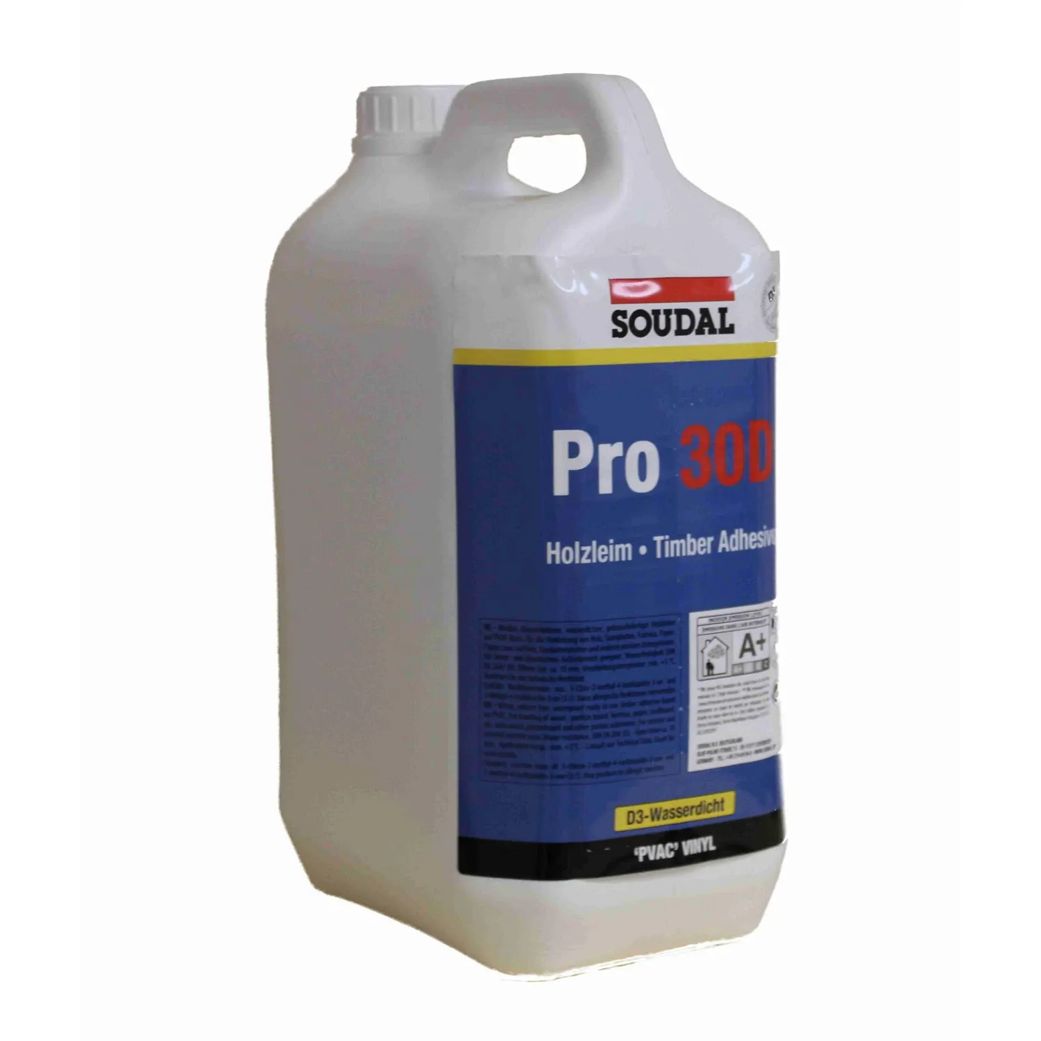 Soudal Holzleim Pro 30D wasserfest D3 5 kg