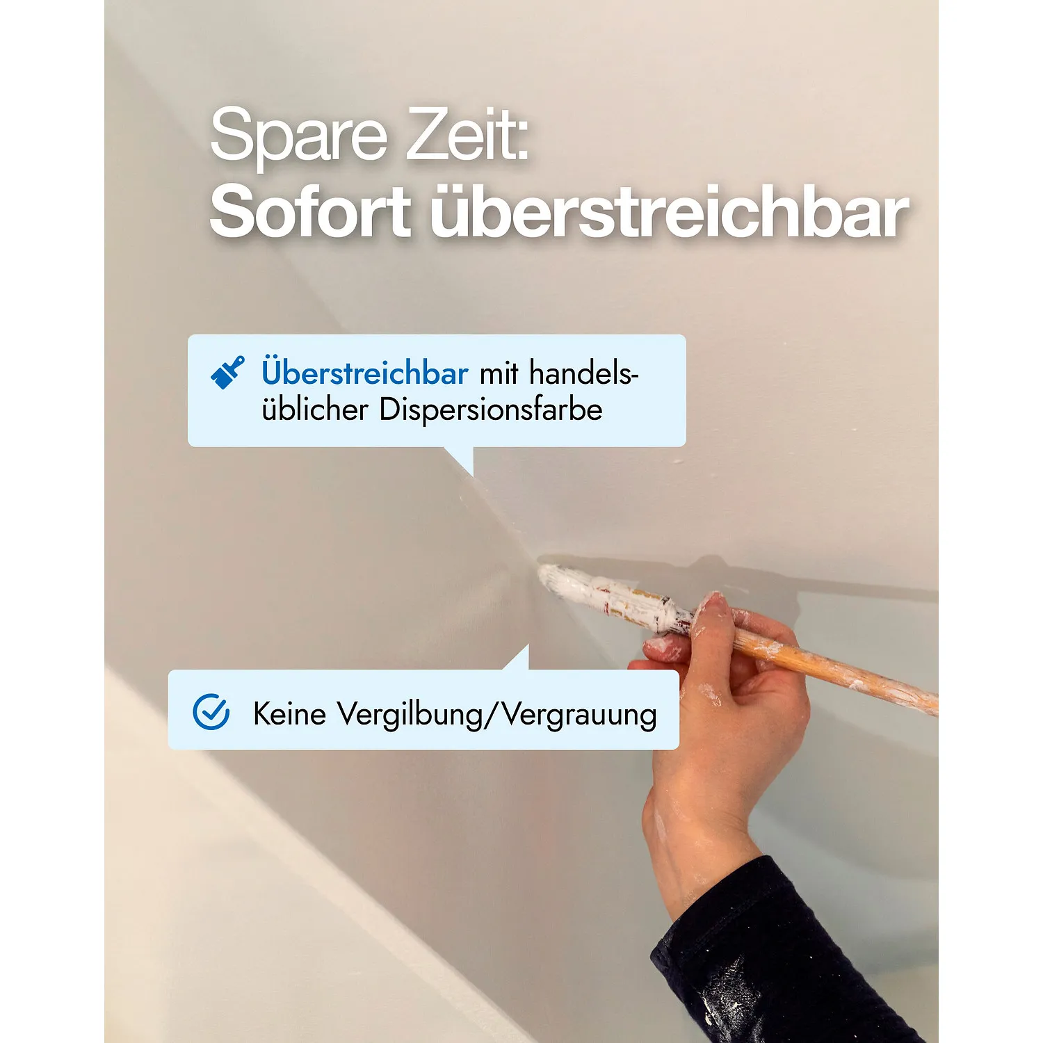 Ottoseal A220 Acryl-Dichtstoff sofort überstreichbar, für Anschlussfugen im Trockenbau