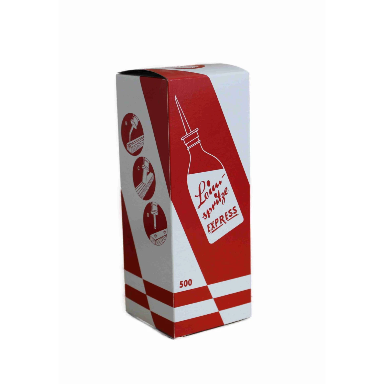 Leimflasche leer auslaufsicher, 500 ml transparent