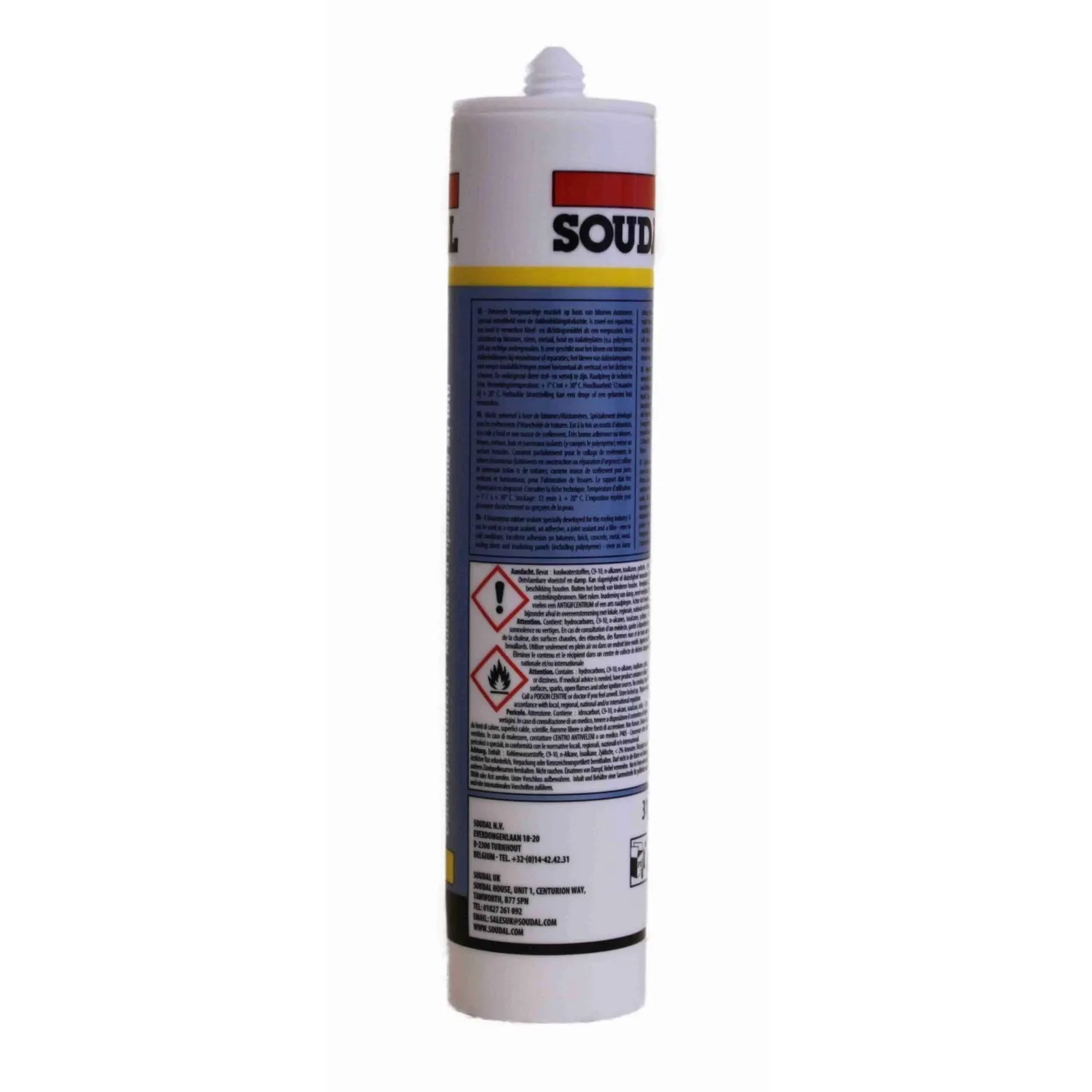 Soudal Dachdicht Bitumendichtstoff schwarz 310 ml Etikett