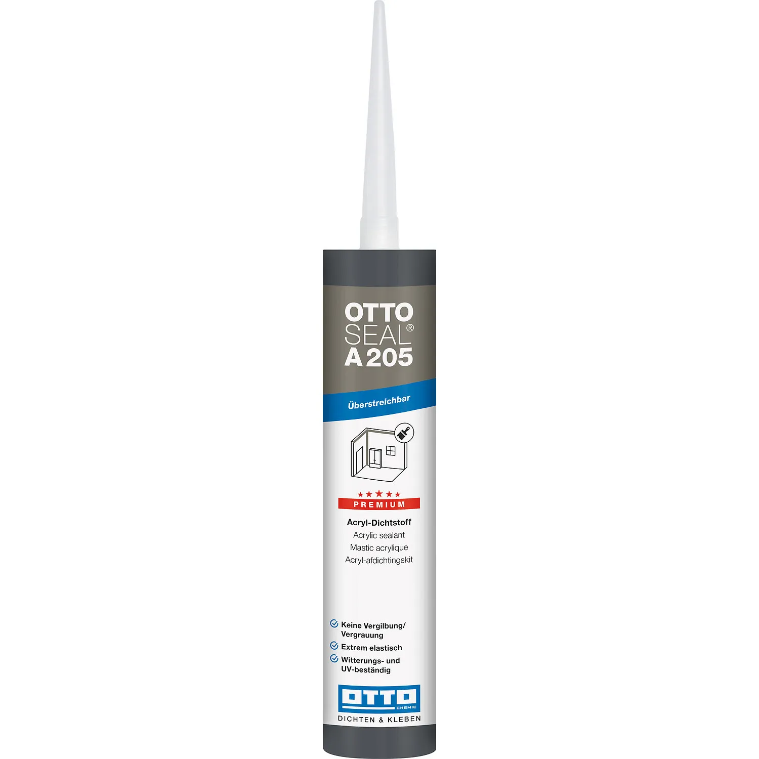 Ottoseal A205 Premium Acryl Dichtstoff weiß 310ml