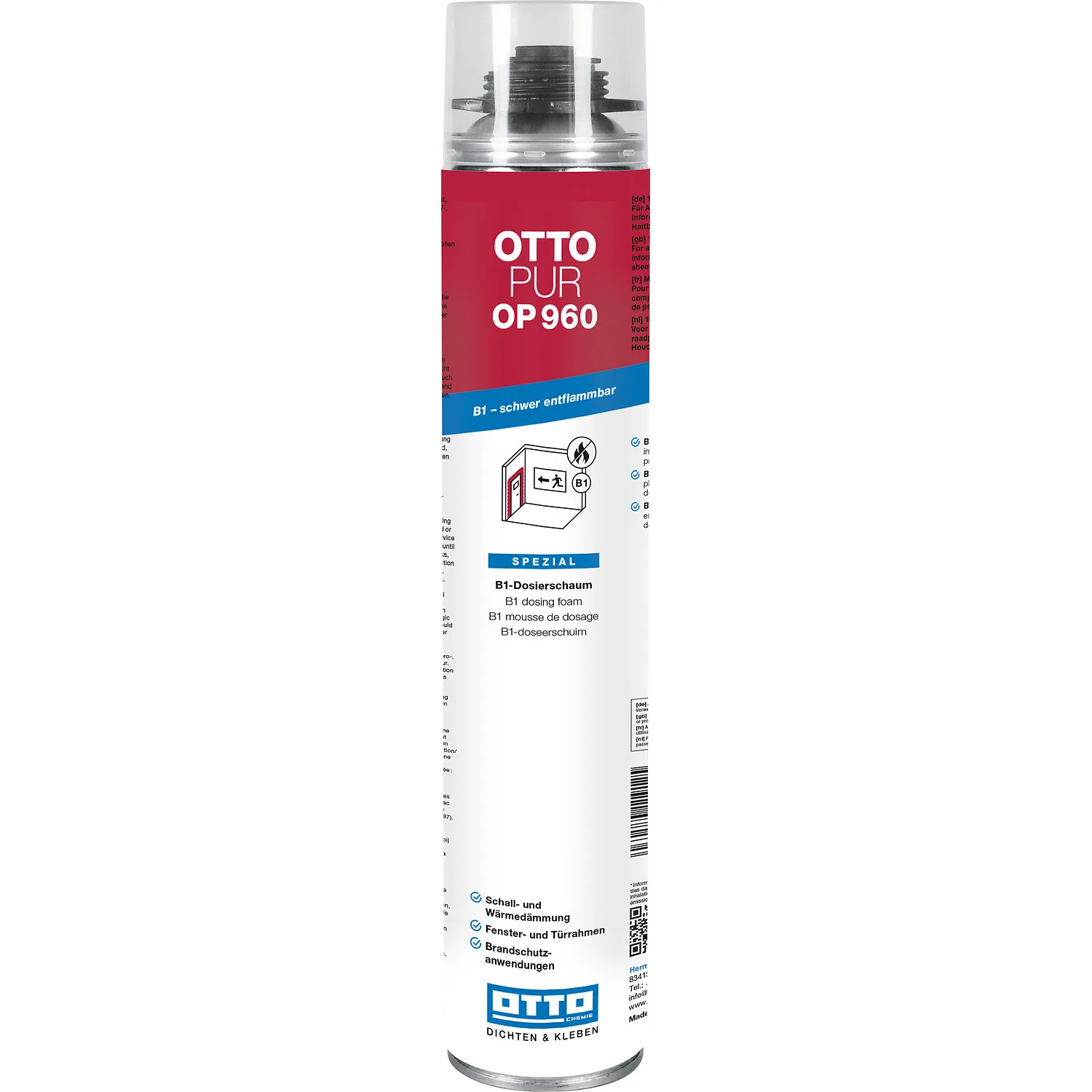 Ottopur OP 960 Brandschutzschaum B1 750ml