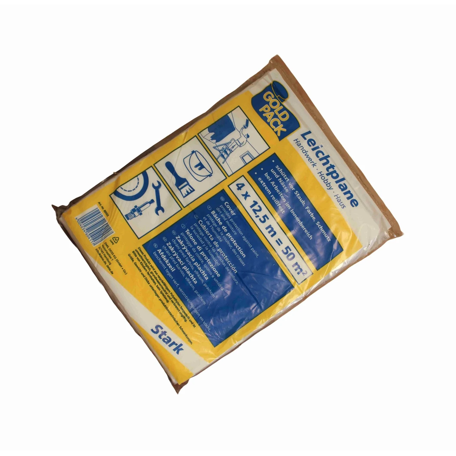 Gold Pack Abdeckplane light transparent 4 x 12,5 m