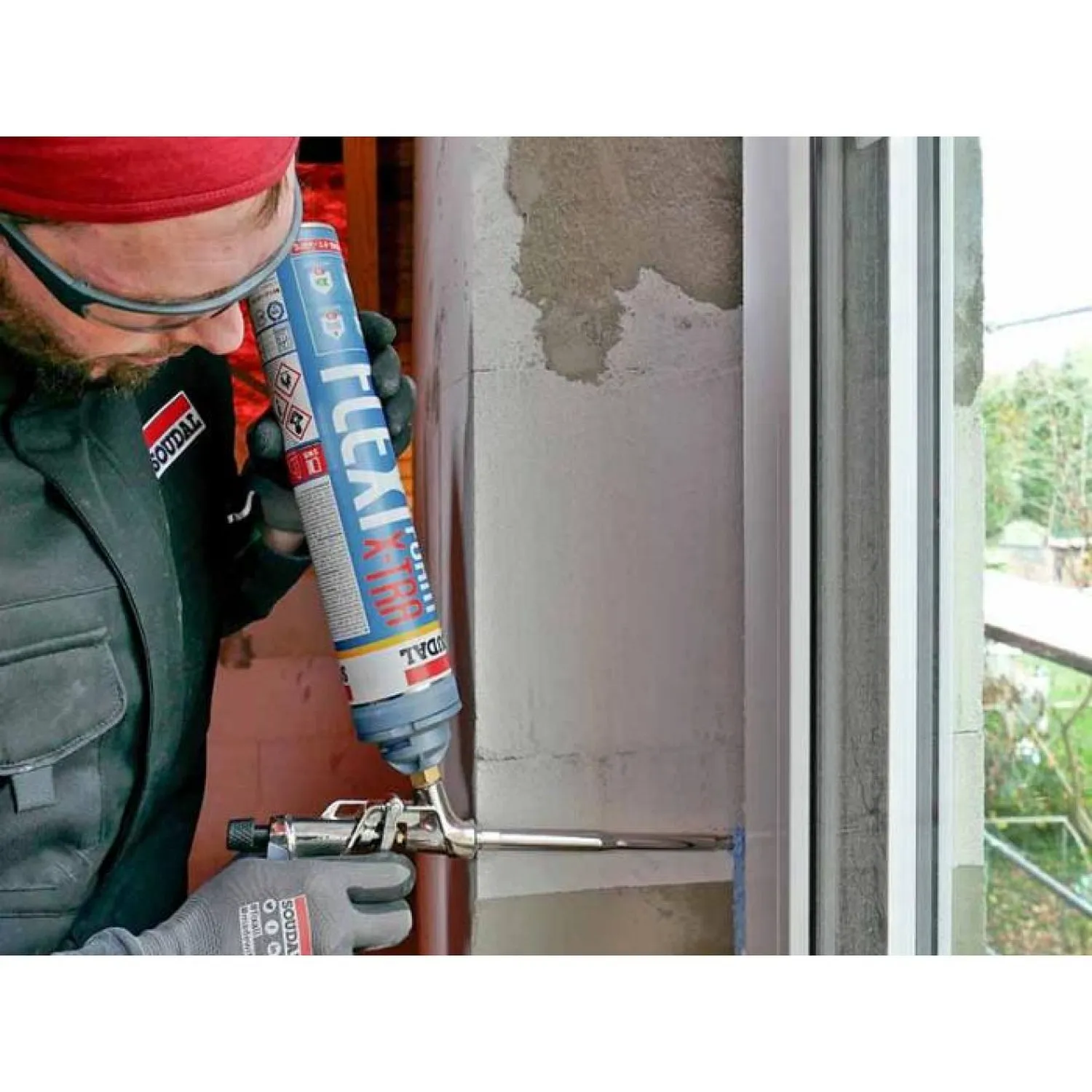 Soudal Profi-Schaumpistole – PTFE-Beschichtung für PU-Bauschaum