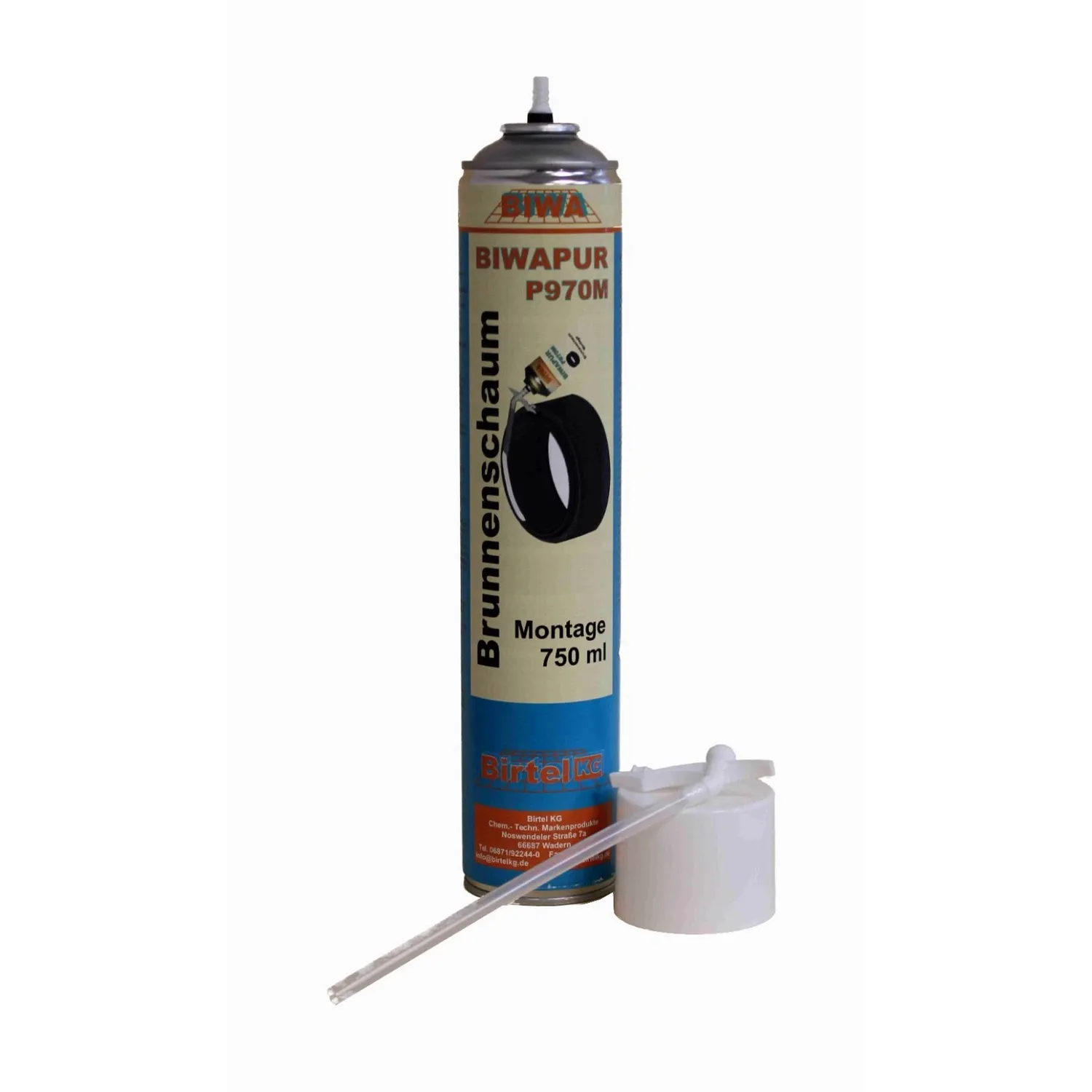 Biwapur P970M Brunnenschaum Bauschaum wasserdicht 750 ml