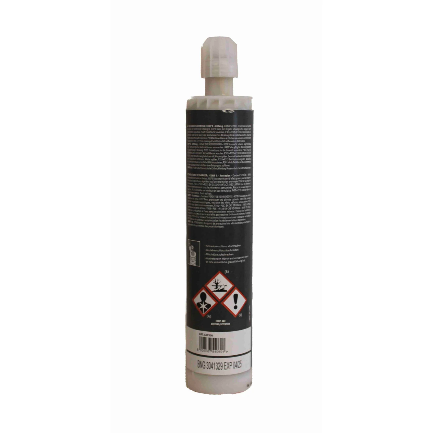BIWA SP300 Verbundmörtel 2K mit ETA-Zulassung, 300 ml
