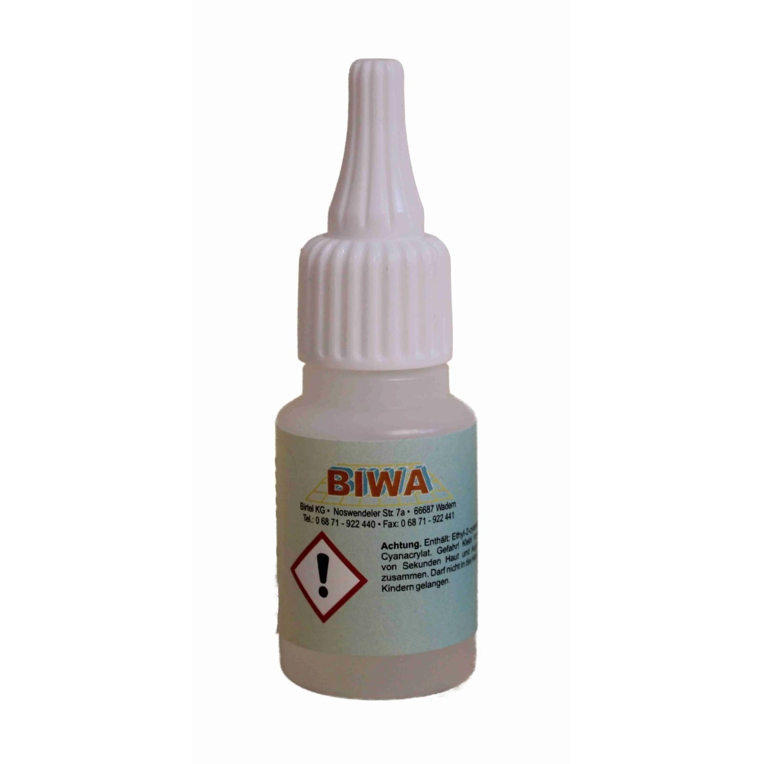 BIWA Sekundenkleber Cyanacrylat farblos, Flasche 20 g