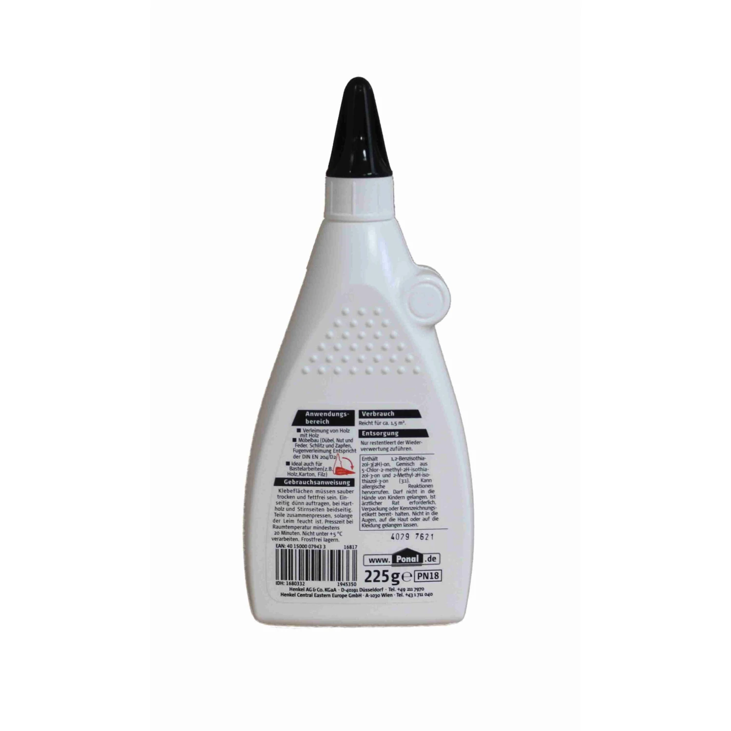Ponal Classic Holzleim weiß, Flasche 225 g