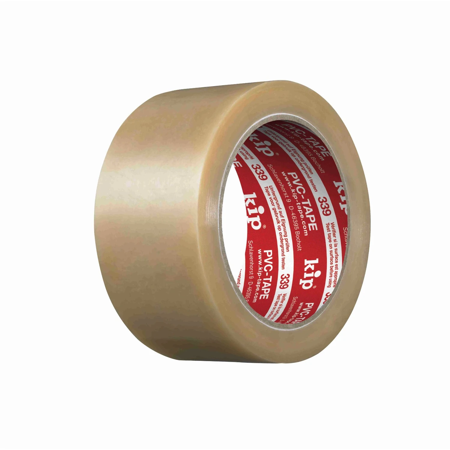 KIP 339 PVC-Packband transparent, 50 mm × 66 m
