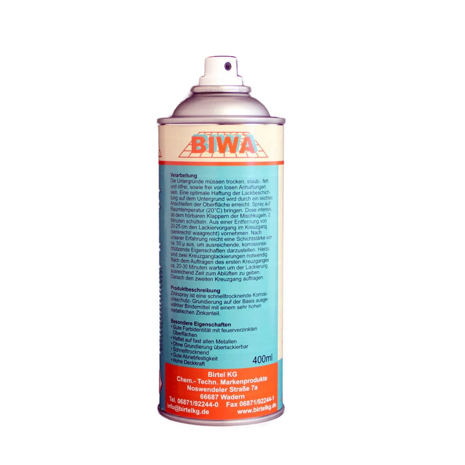 Zinkspray BW11 – Korrosionsschutz-Grundierung zinkgrau 400 ml