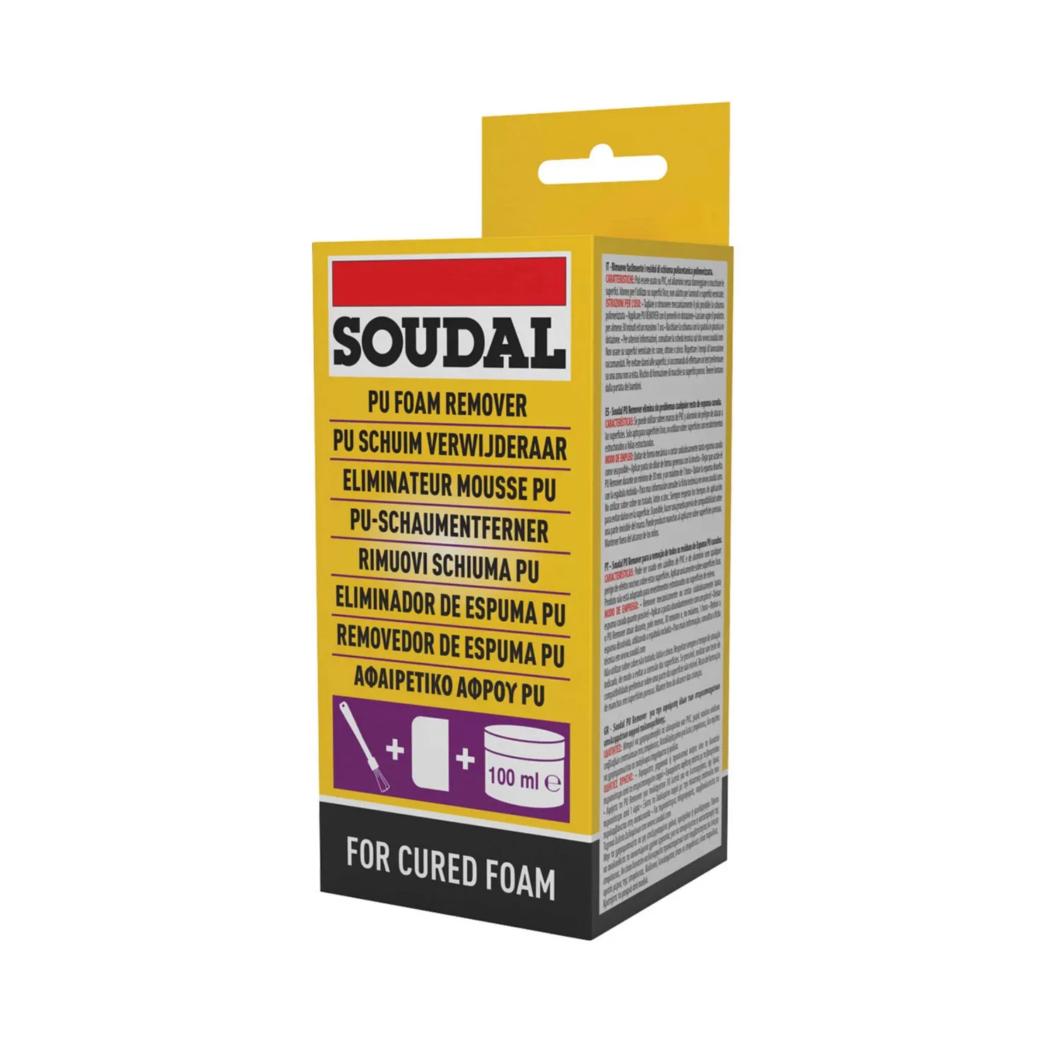 Soudal PU Remover Schaumentferner Verpackung 100 ml