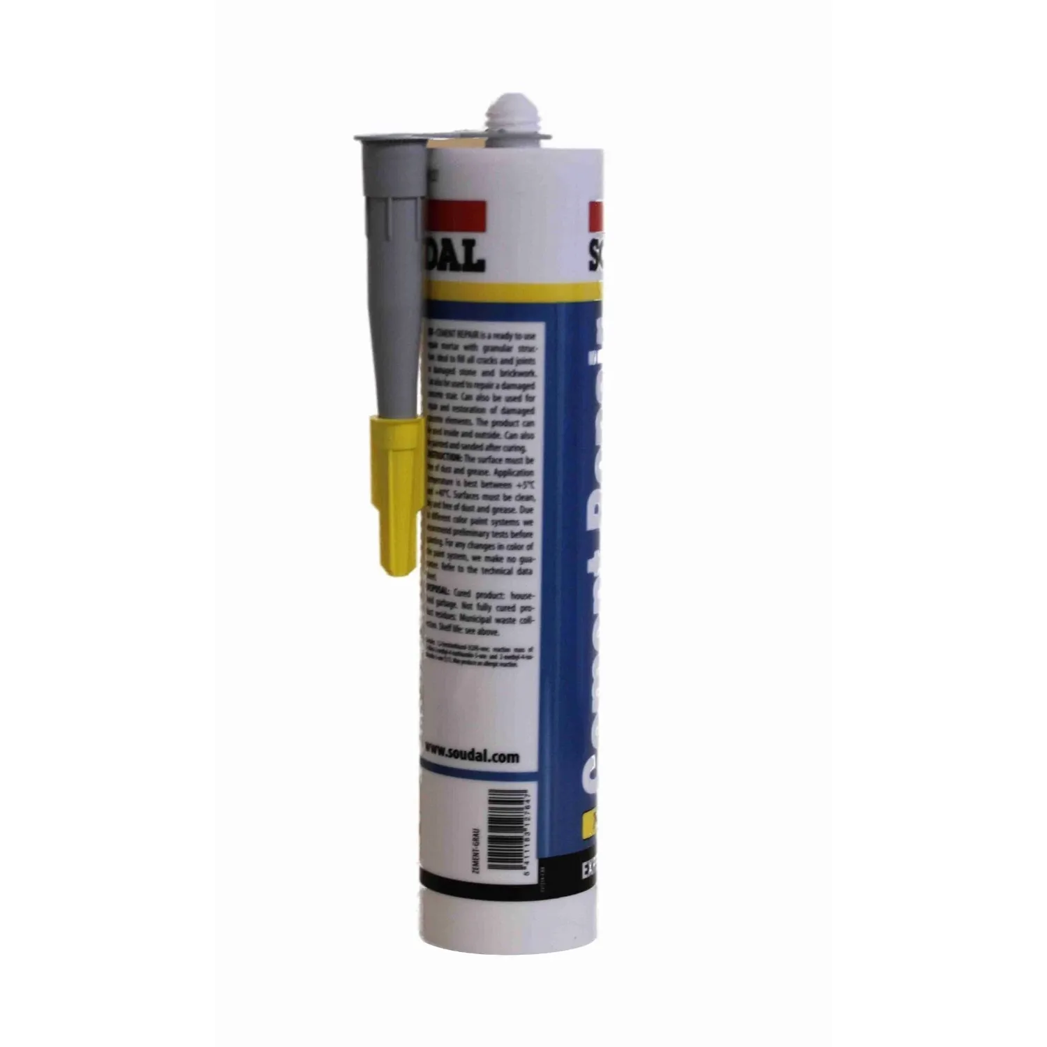 Soudal Cement Repair Express Reparaturmörtel 300 ml – Kartuschendüse Detail