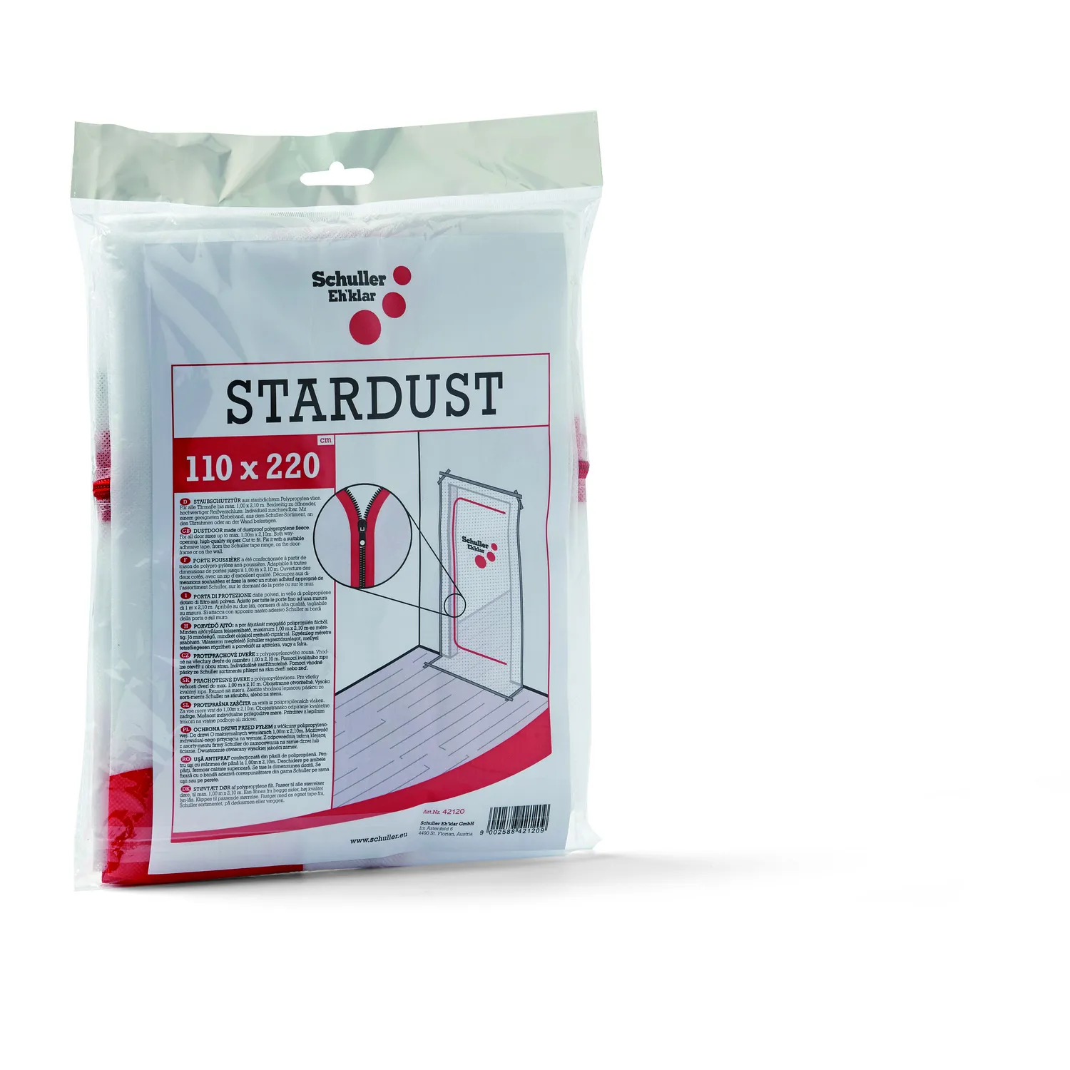 Schuller Stardust Staubschutztür PP-Vlies 110x220cm