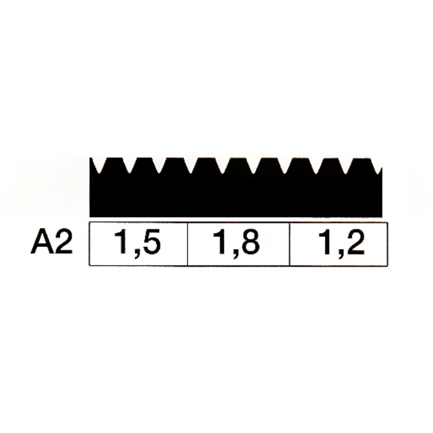 Schuller Zahnspachtel Stahl 18 cm, Zahnung wählbar